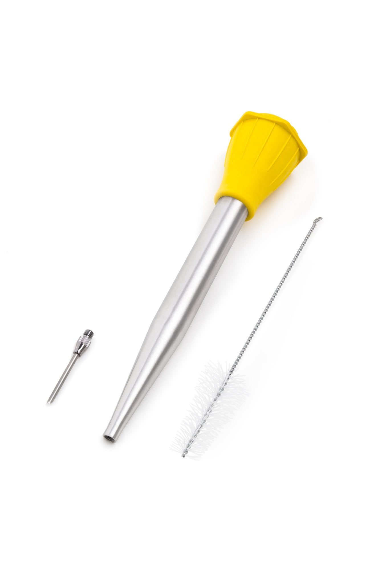 Fox Run Injector And Cleaning Brush Turkey Baster, 2 X 4.75 X 14.25 Inches, Stainless Steel