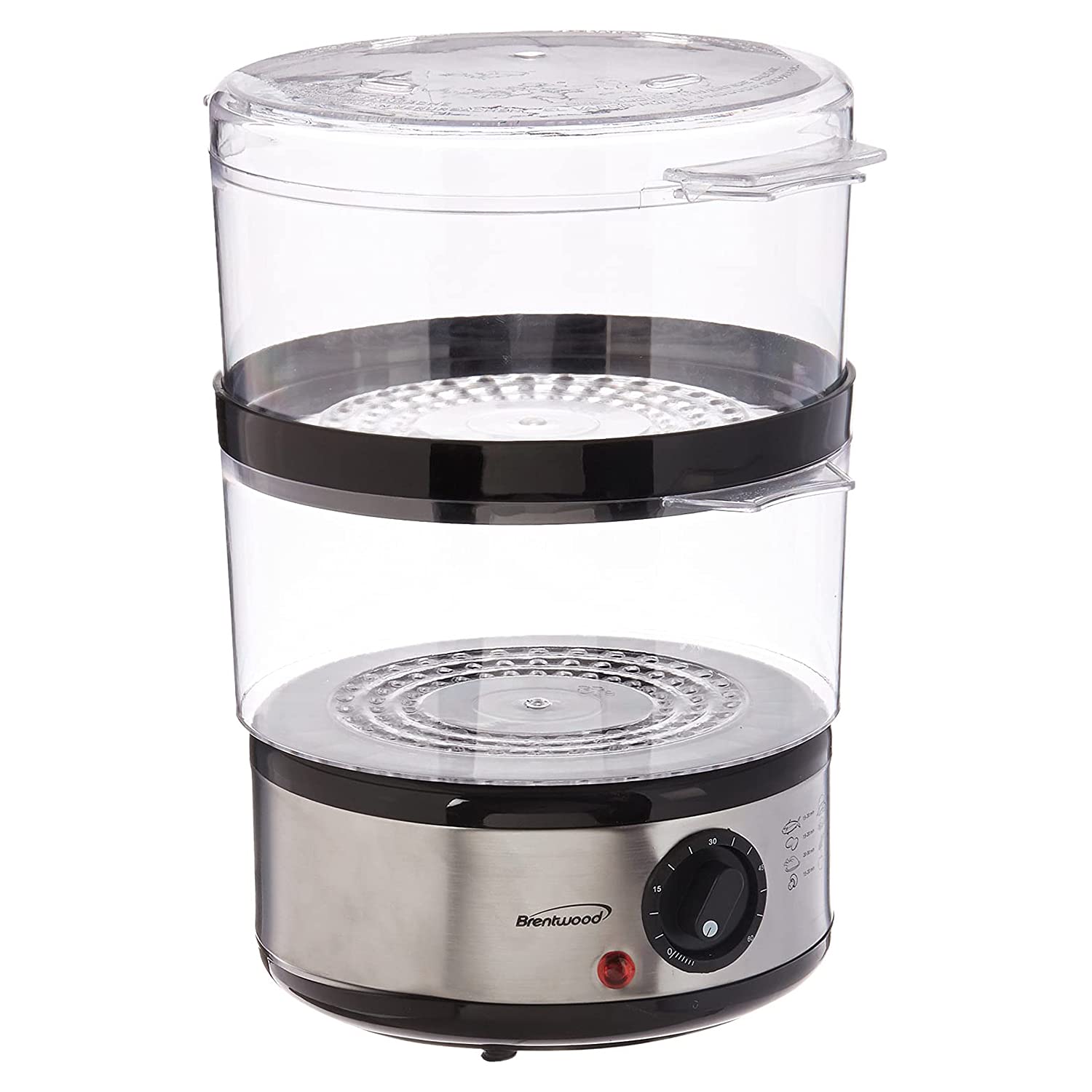Brentwood Ts-1005 Electric 2-Tier, 5 Quart, Stainless Steel