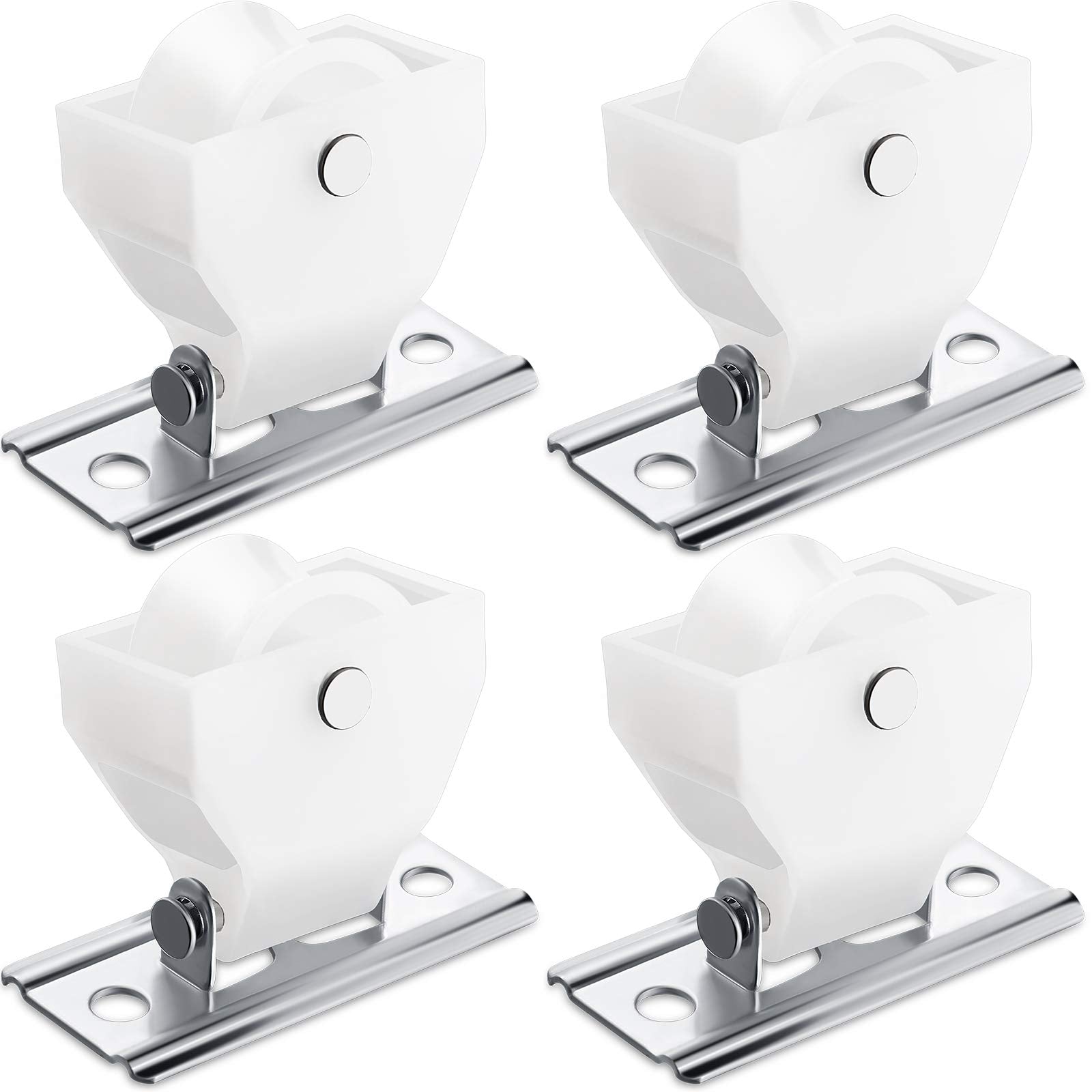 Jetec 4 Pieces Roman Shade Cord Pulley Plastic Cord Lock Roman Shade Hardware Window Blind Parts for Pleated Australian Bamboo C