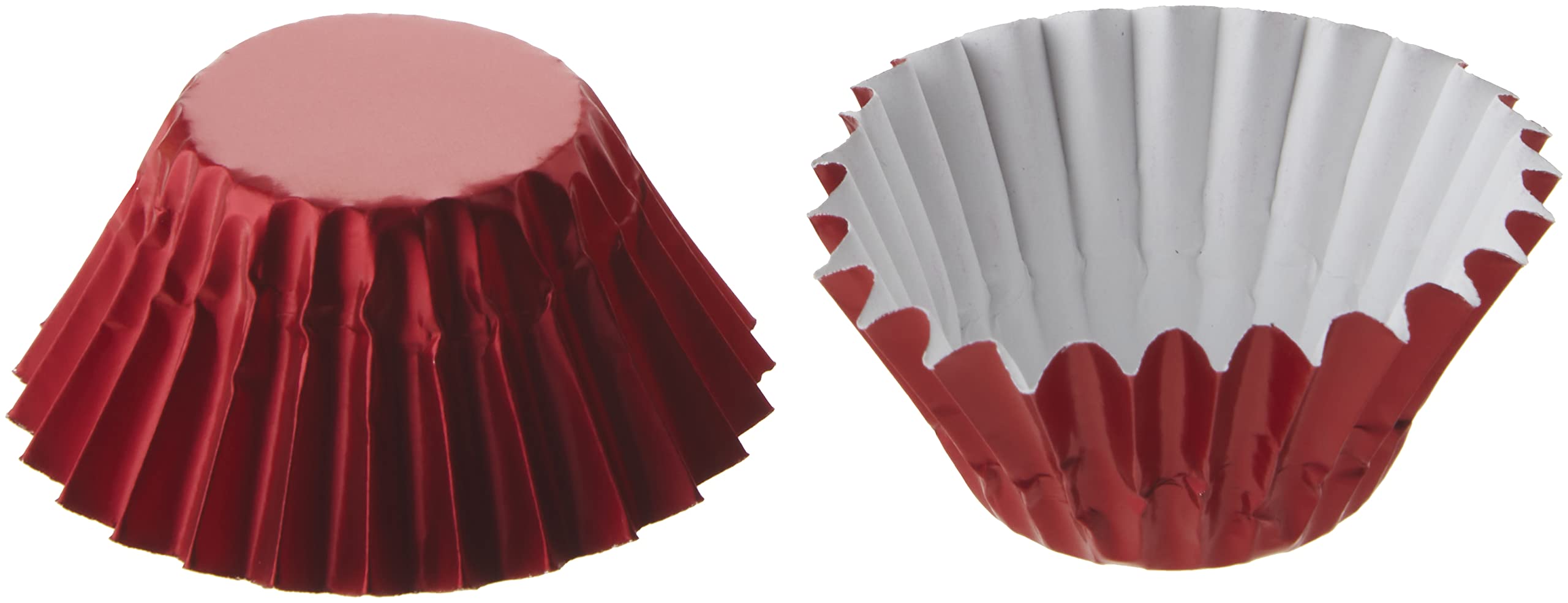 Fox Run Red Foil Disposable Bake Cups, Petit Four