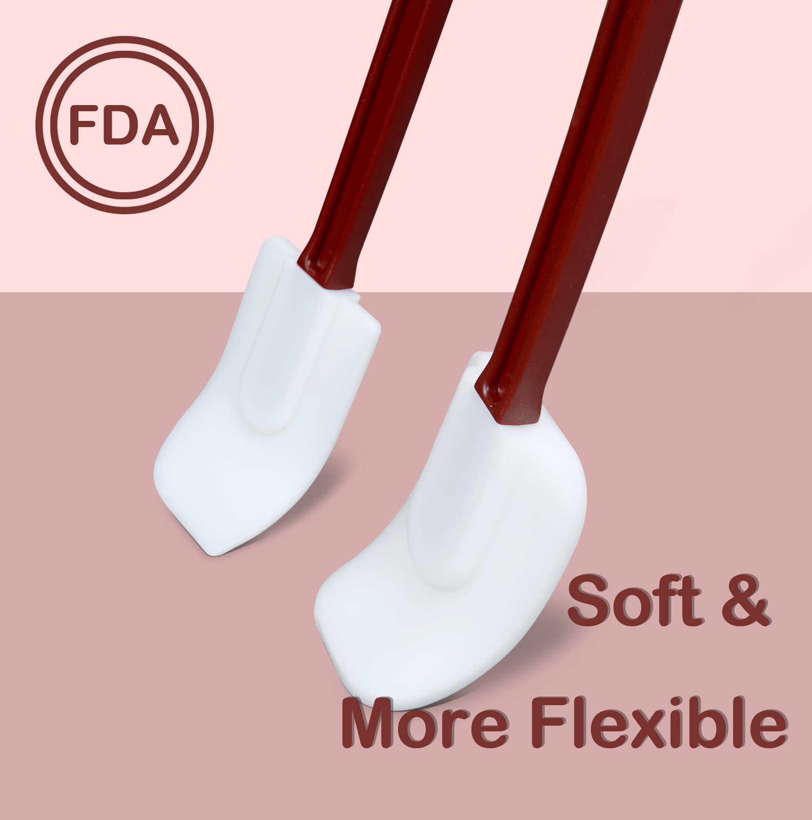 Mytasuy Silicone Spatulas Heat Resistant, Mini Rubber Spatulas Silicone Set.Heavy Duty Silicone Spatulas Set Commercial .Silicon
