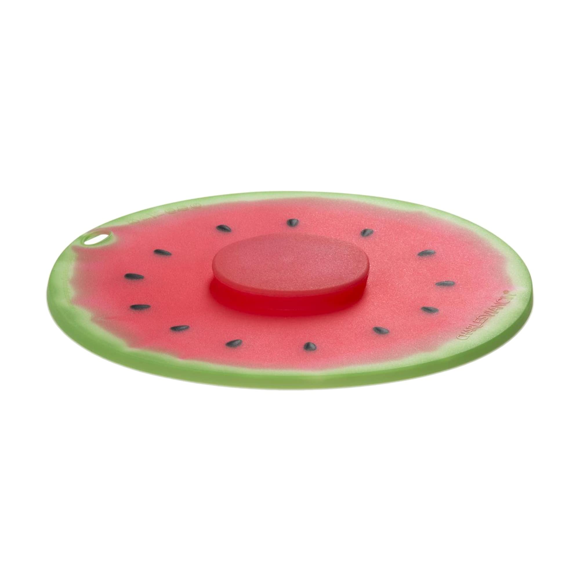Charles Viancin - Watermelon Silicone Lid For Food Storage And Cooking - 11''/28Cm - Airtight Seal On Any Smooth Rim Surface - B
