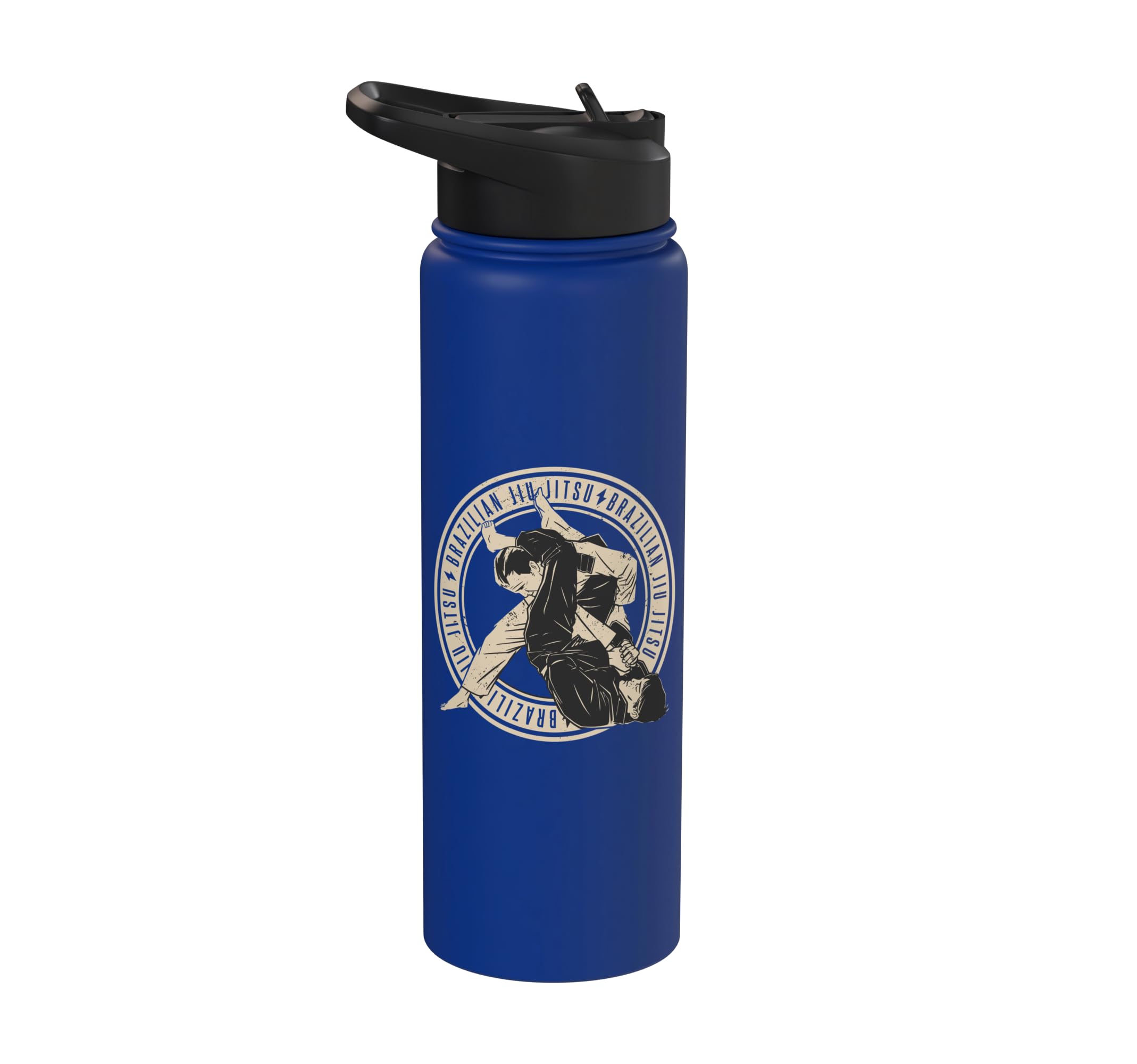 Brazilian Jiu Jitsu MMA Fighter Martial Arts BJJ Jiu Jitsu Stainless Steel Insulated Water Bottle