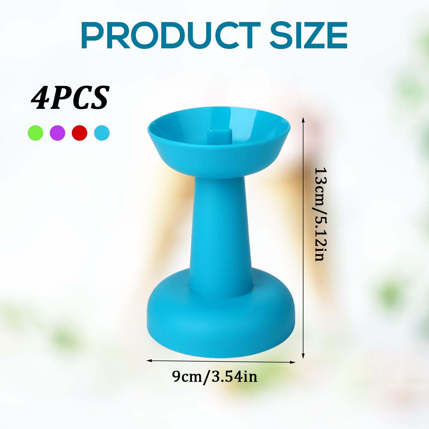4Pcs Drip Free Popsicle Holder, Reusable No Drip Popsicle Holder For Kids No Freeze Ice Popsicle Holders Washable Ice Cream Cone
