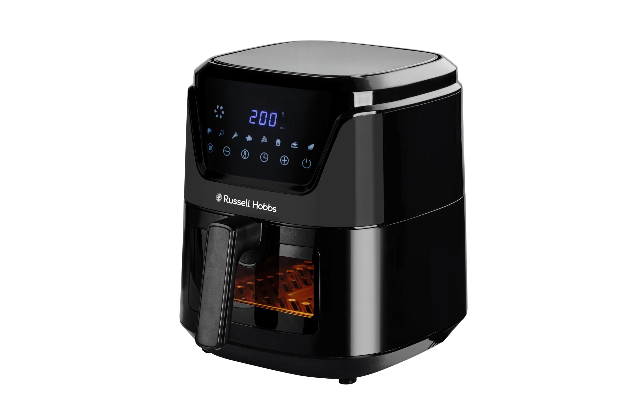 Russell Hobbs Sizzle Air Raf5500 5.5L 1350W Digital Air Fryer | 8-In-1 Pre-Set Programs | Rapid Air Circulation | Adjustable Tem