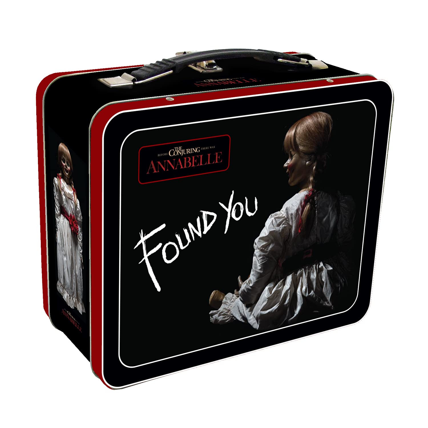 Factory Entertainment Retro Styled Lunch Box, Metal Construction, Trendy Design, Not Intended For Children 12 And Under