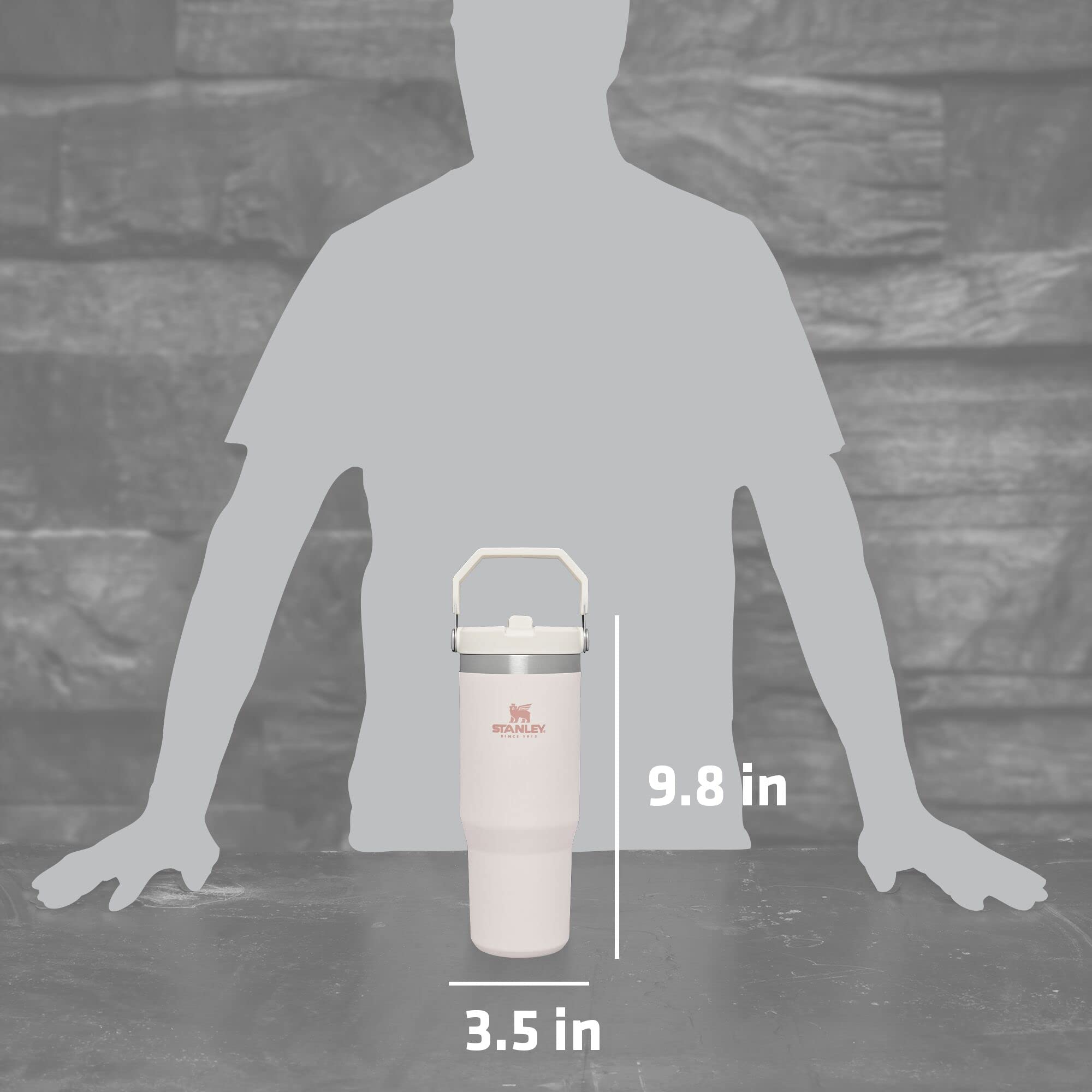 Stanley Iceflow Stainless Steel Tumbler With Straw - Vacuum Insulated Water Bottle For Home, Office Or Car Reusable Cup With Str