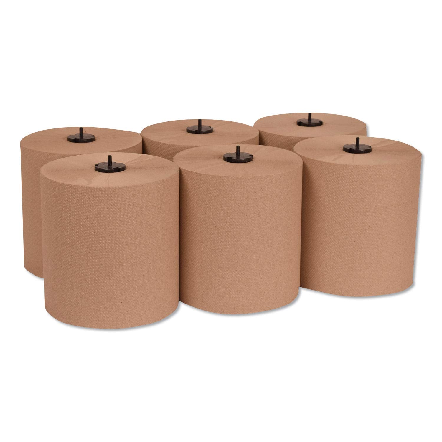 Tork 290088 Universal Single-Ply Hand Roll Towel, Natural, Pack Of 6