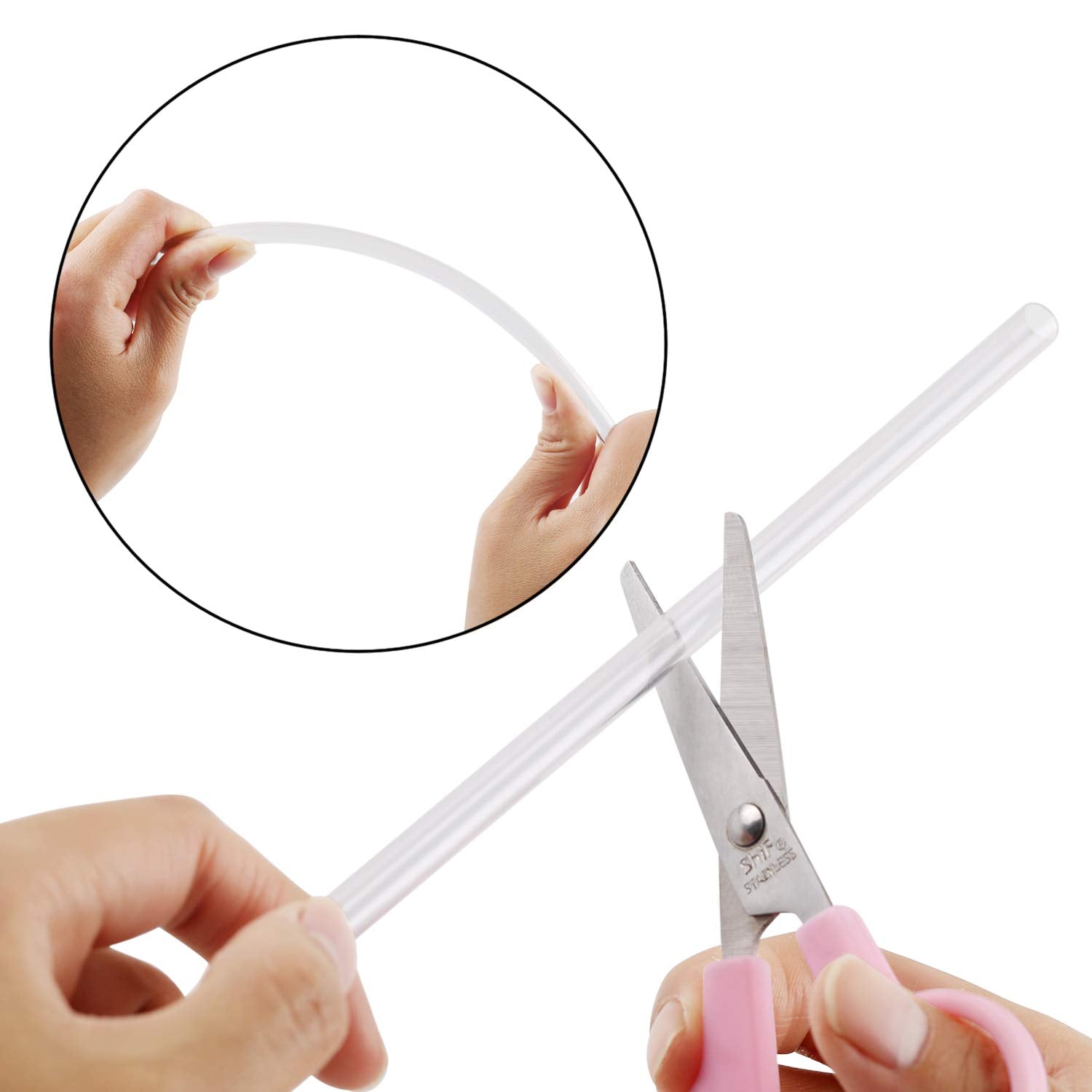 12 Pieces 11 Inches Clear Reusable Plastic Straws for Tall Cups  Tumblers and Mason Jars  BPA-Free Drinking Straw with 1 Cleaning Brush  NOT DISHWASHER SAFE