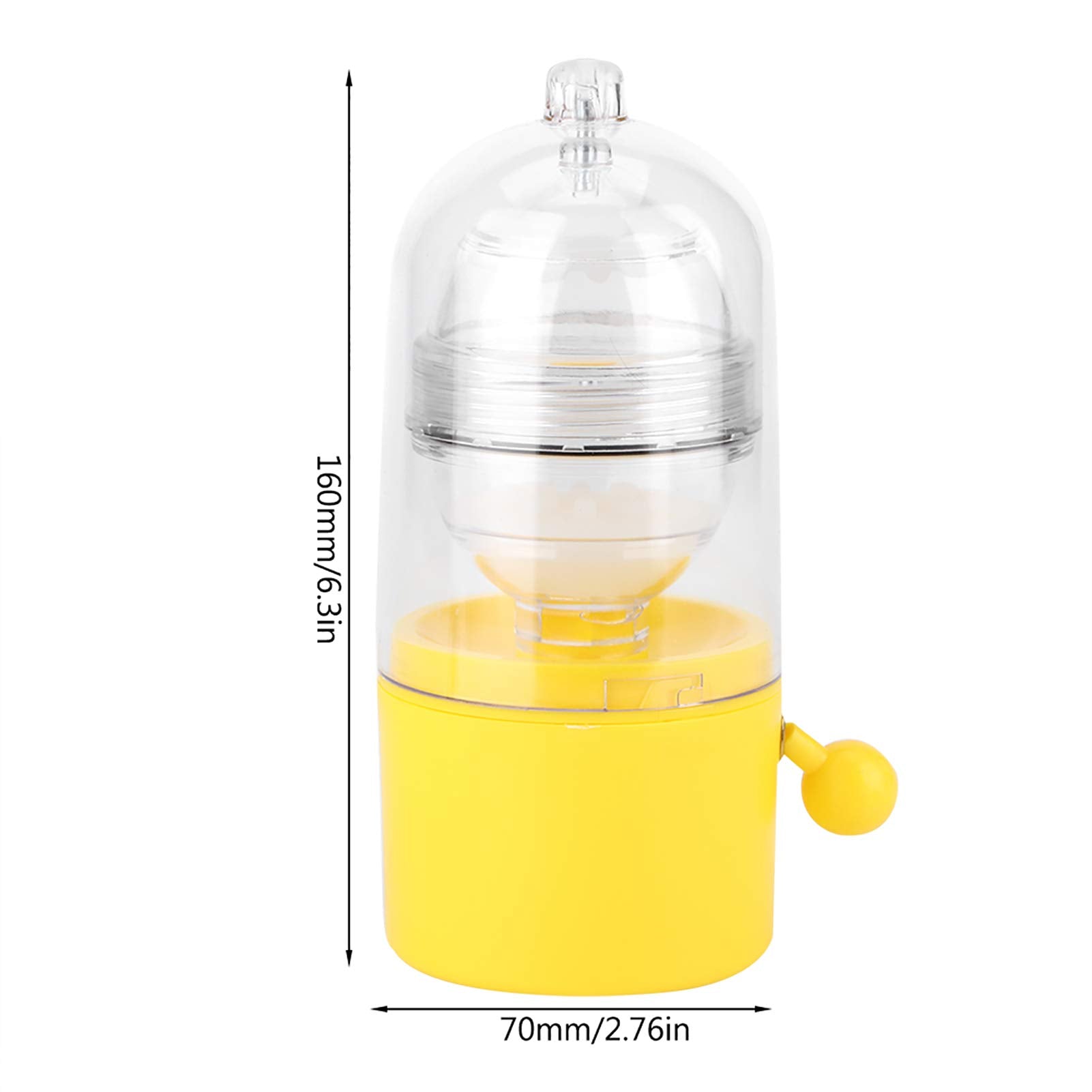 Egg Scrambler Shaker, Egg Spinner, Egg Spinner Scrambler, Hand Pull Type Manual Egg White Yolk Whisk Mixer With Pulling Rope For