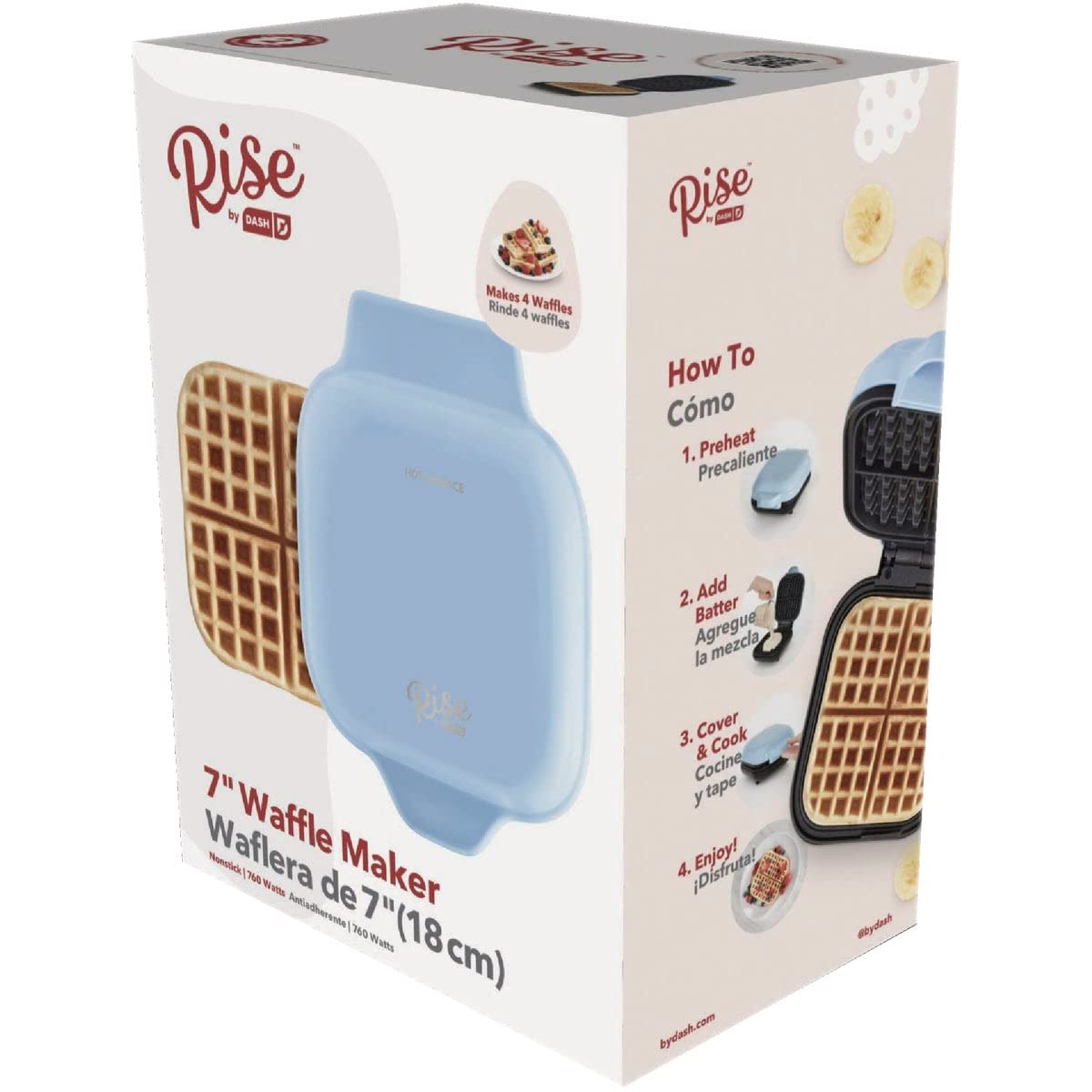 Rise By Dash Rewm7100Gbsk06 Blu Waffle Maker - Quantity 1