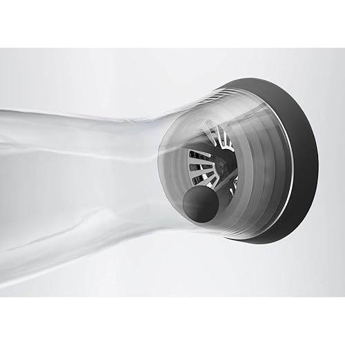 WMF Basic Water Decanter 1L Height 29 cm close-Up Stopper glass cromarganA Stainless Steel Silver