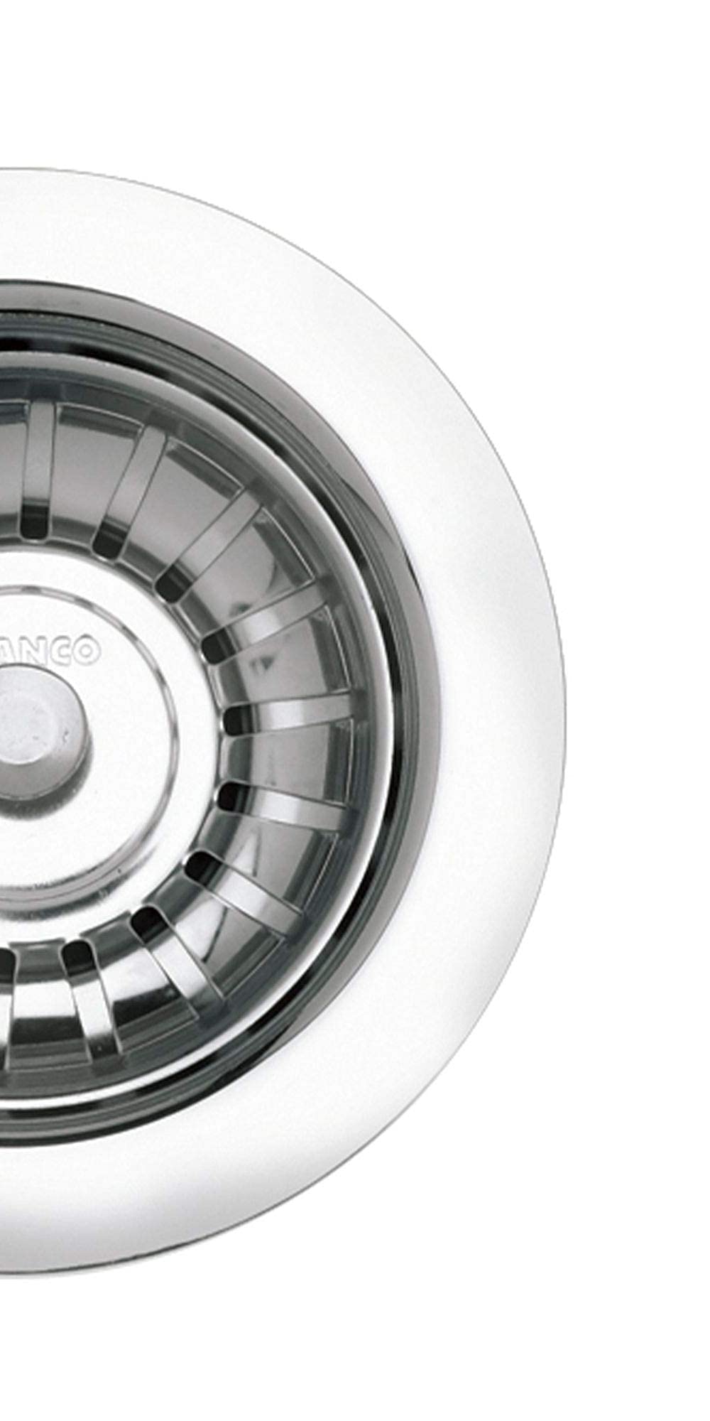 Blanco, Polished Chrome 440007 Kitchen Drain Basket Strainer, 3.5''