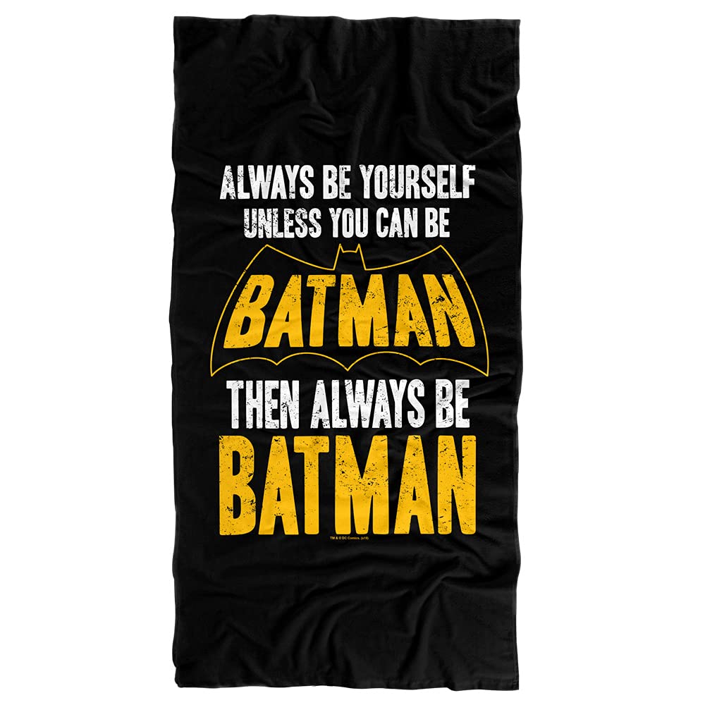 Logovision Batman Be Batman Officially Licensed Beach Towel 30'' X 60''
