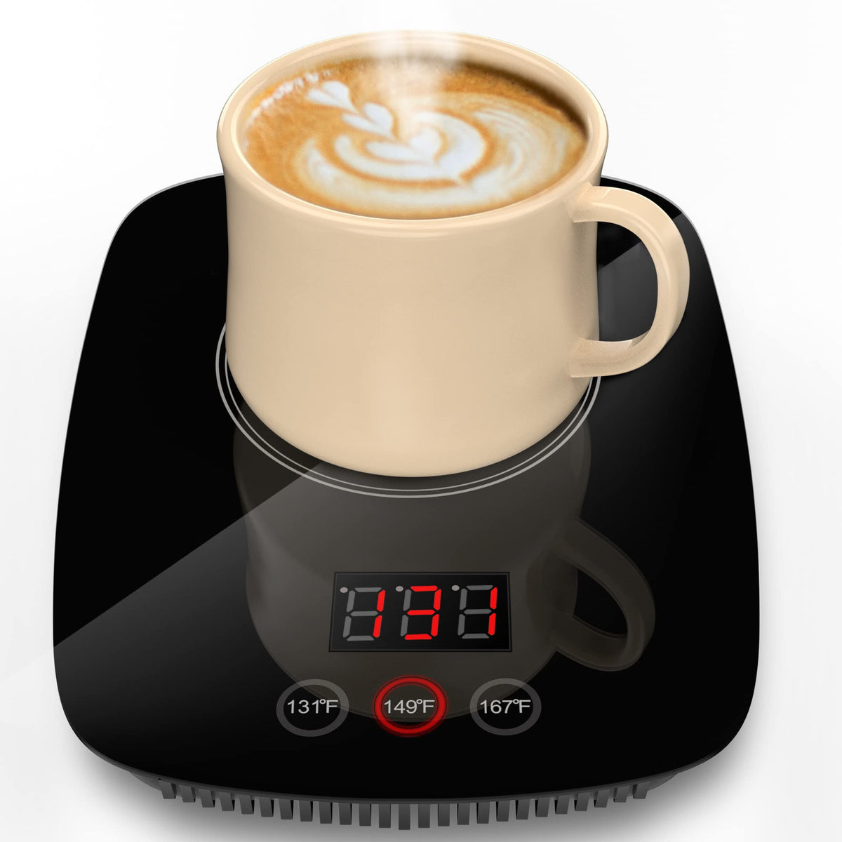Yeosen Coffee Mug Warmer,Upgrade Coffee Cup Warmer With 3 Temperature Setting, Adjustable Temperature Beverage Warmer With Auto