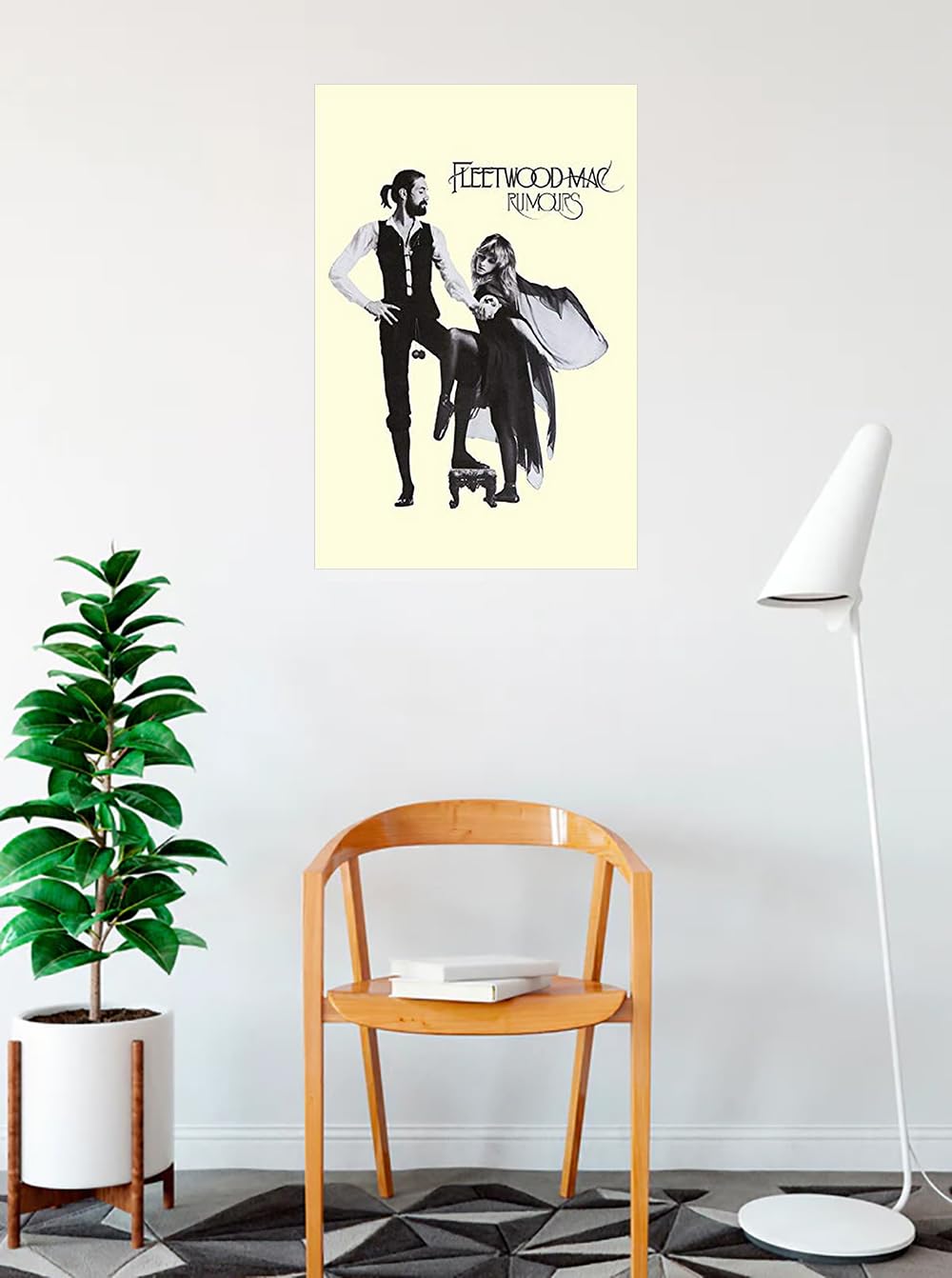 BUY ART FOR LESS Officially Licensed Fleetwood Mac Rumours 1977 24 x 36 Inch Music Art Poster - Decorative Print - Poster Paper - Ready to Frame