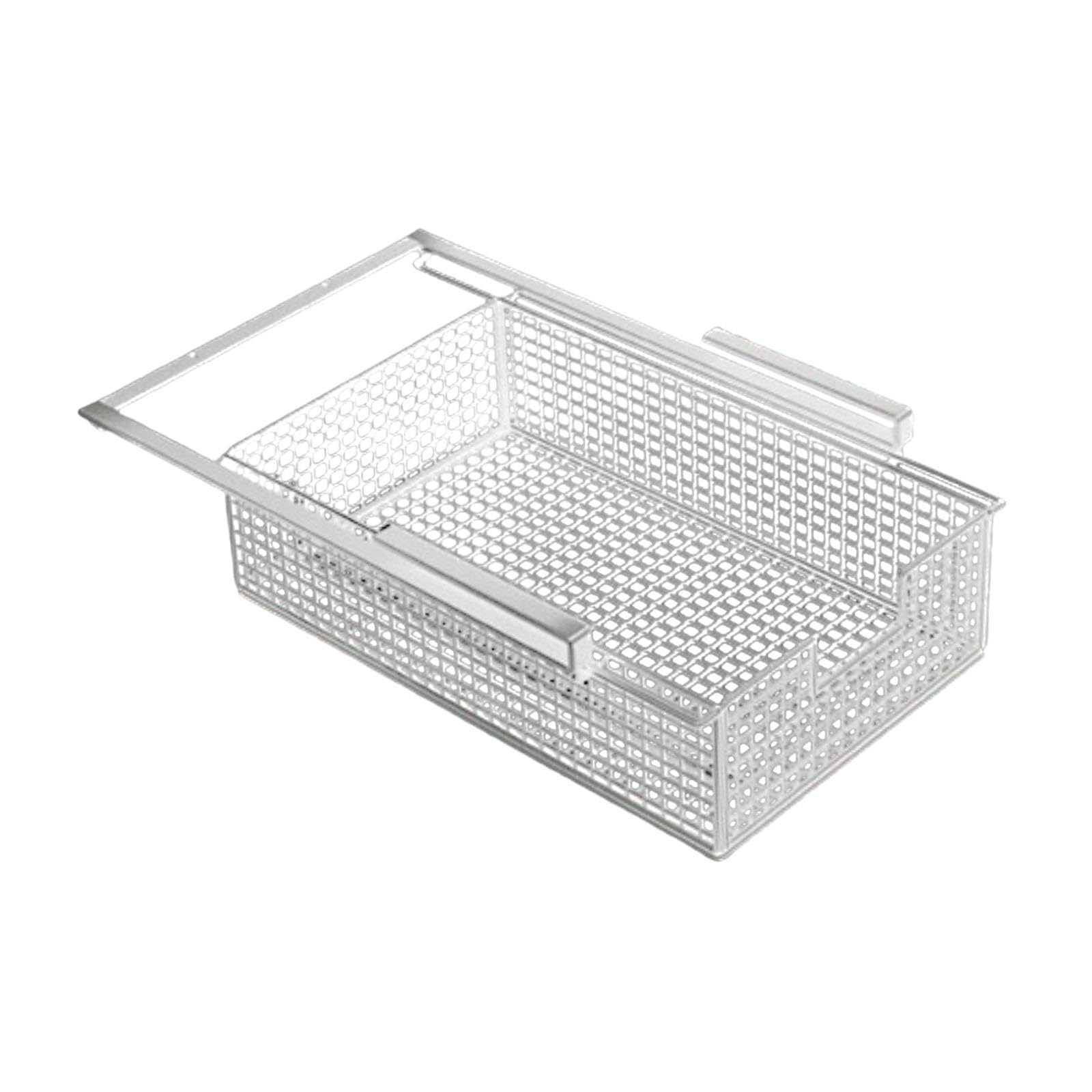 DimyFew Hanging Pullout Drawer Basket, Space Saving Slide In Basket Organizer for Home Closet Cabinet Bedroom
