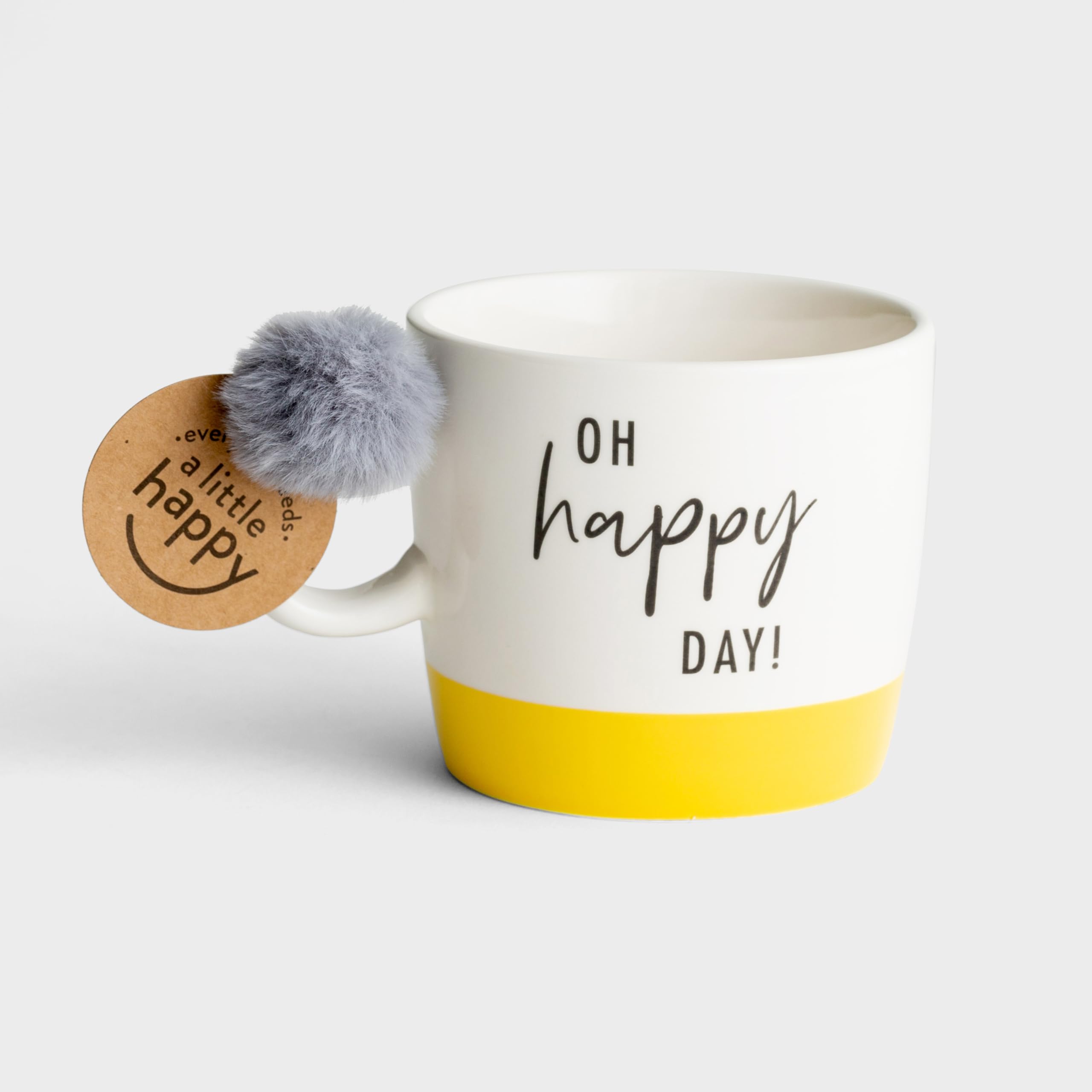 Dayspring - Oh Happy Day - Inspirational Ceramic Mug, 16 Oz, White (J6087)
