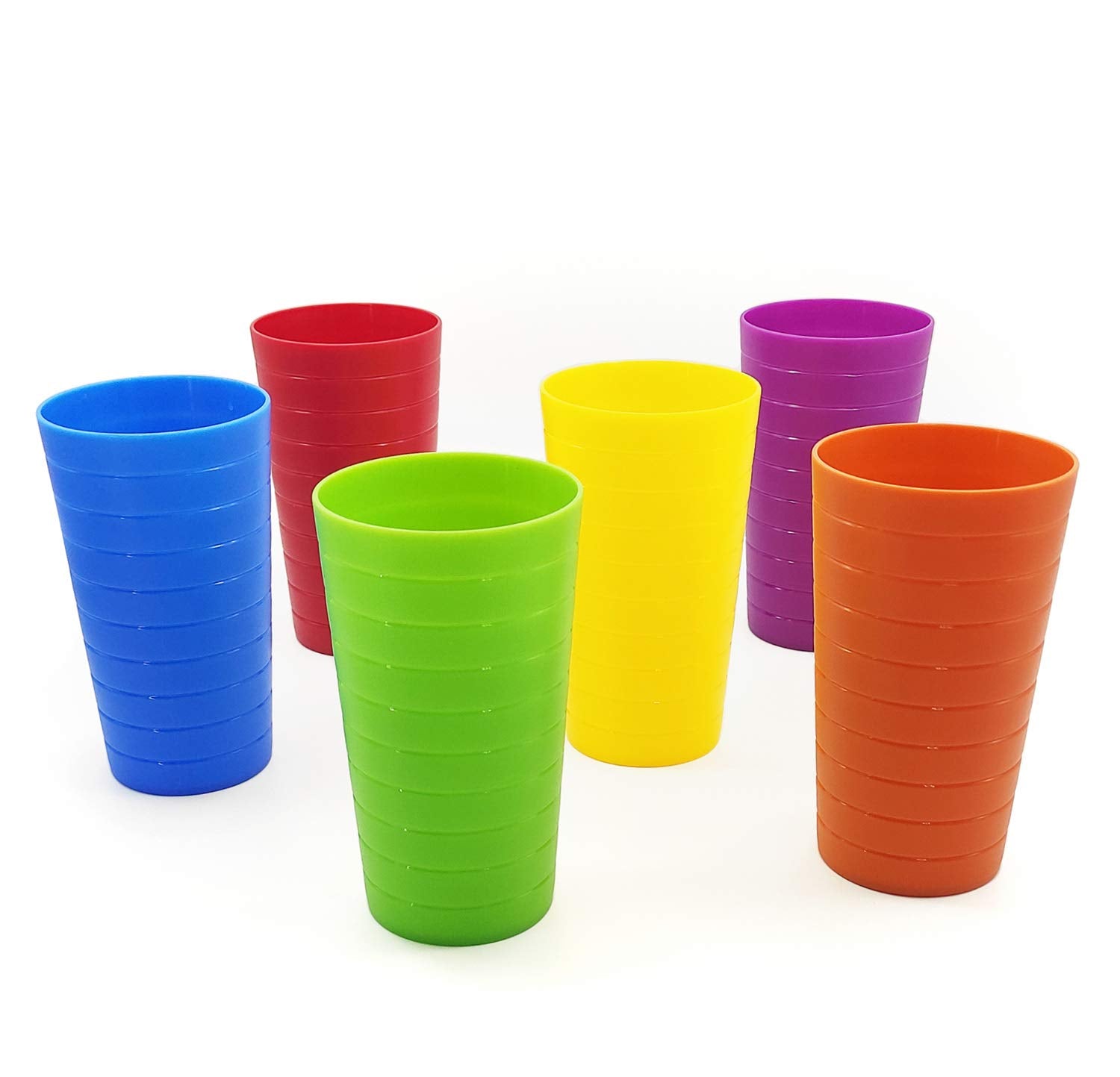Plastic Dinnerware Set, Unbreakable And Reusable Plastic Plate, Bowl And Tumbler | Set Of 18 Multicolor
