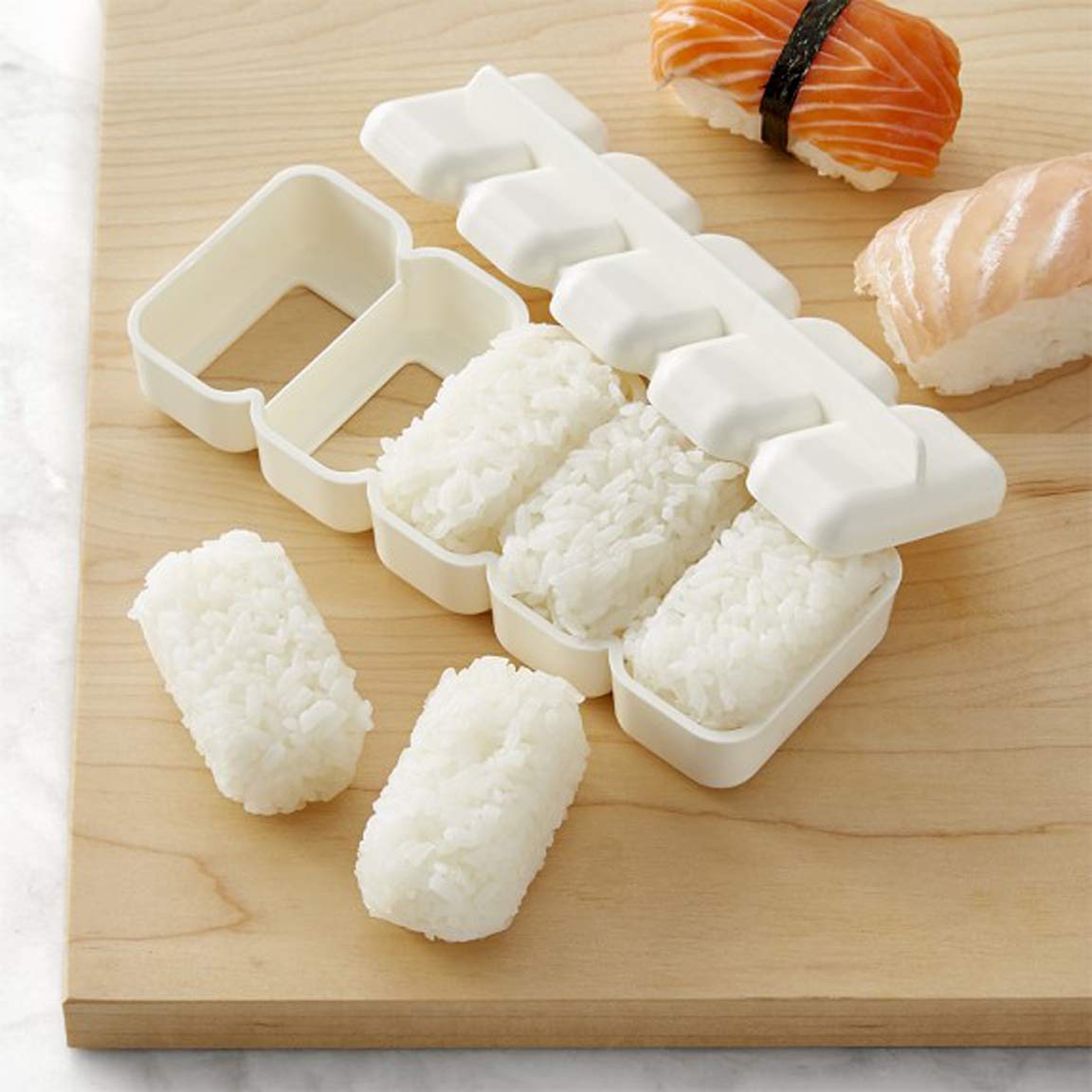 Happy Sales Hssm-Ongr5, Japanese Onigiri Mold Rectangular Sushi Press Nigiri Maker Rice Ball Mold Made In Japan