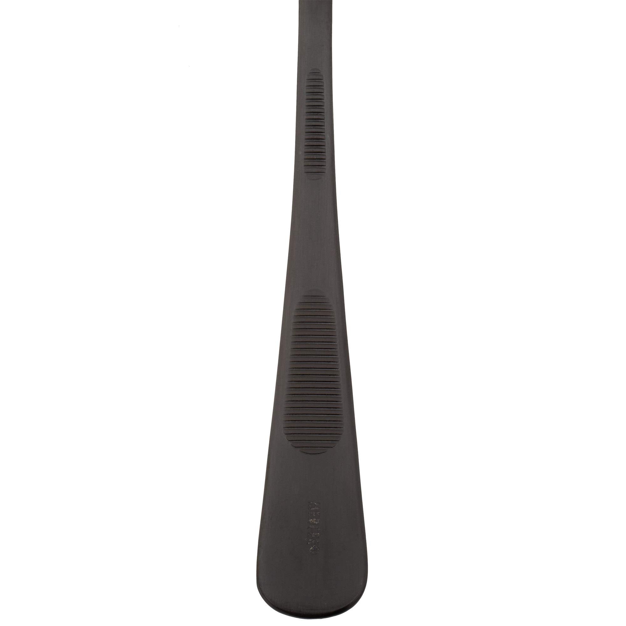 Mercer Culinary 18-8 Stainless Steel Plating Spoon, 7-7/8 Inch, Matte Black