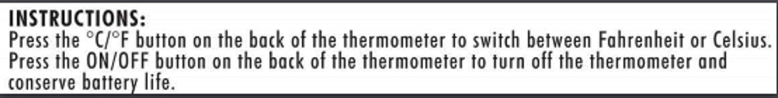 Taylor Instant Read Digital Freezer/Refrigerator Thermometer