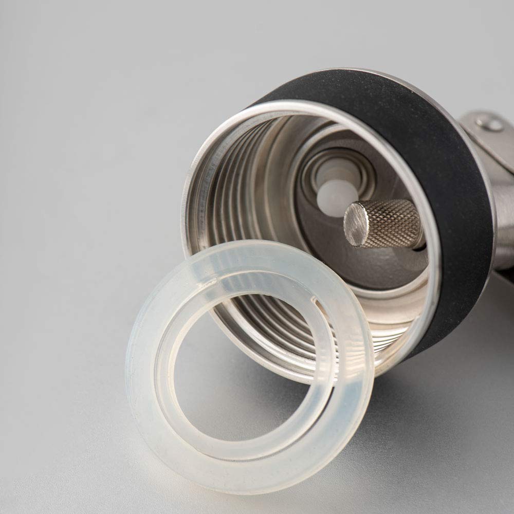 A Variety Of Spare Parts And Accessories For Whipped Cream Dispenser - Head Rubber Gasket- Rubber. (Clear)