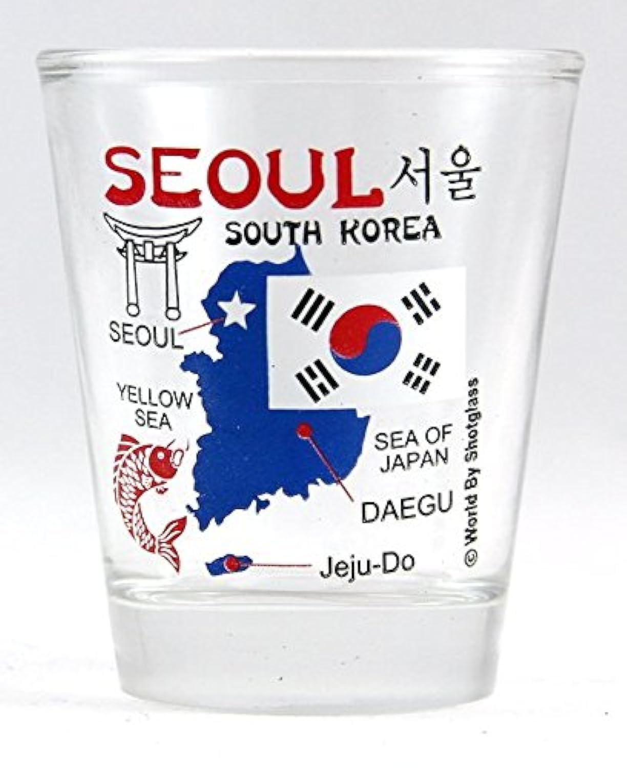 Seoul South Korea Shot Glass