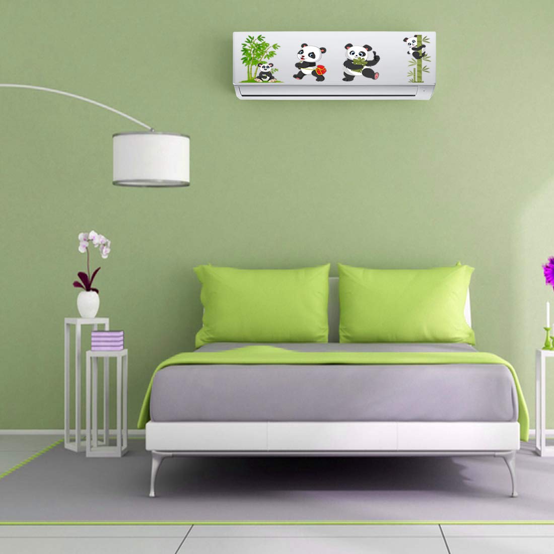 Rangoli Wall Ac Sticker 20Cm Or 90Cm Pack Of 1 Multicolorvinyl Ac 31
