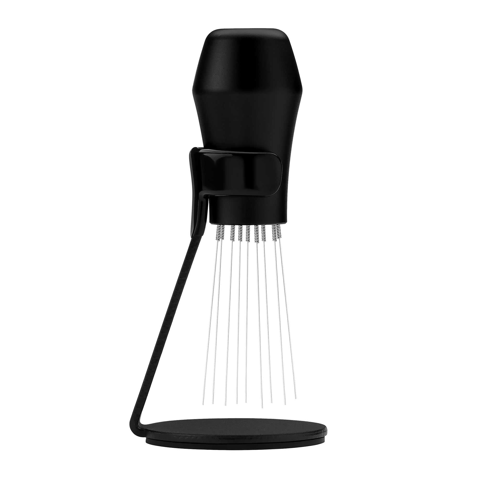 Normcore Wdt Distribution Tool With Stand V3-9 Prong Needle Espresso Stirrer - 18 Needles 0.25Mm / 0.3Mm Thick Spring Wires - We