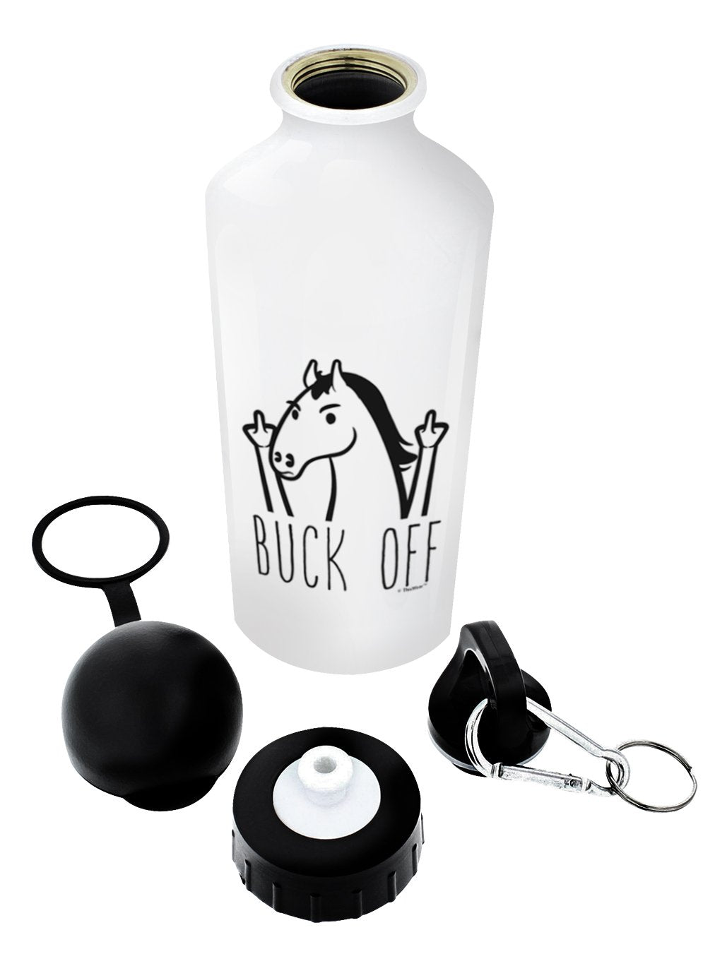 Horse Lovers Gifts Buck Off Funny Horse Gifts Equestrian Gifts Horse Water Bottle Horse Accessories Horse Gift Aluminum Water Bo