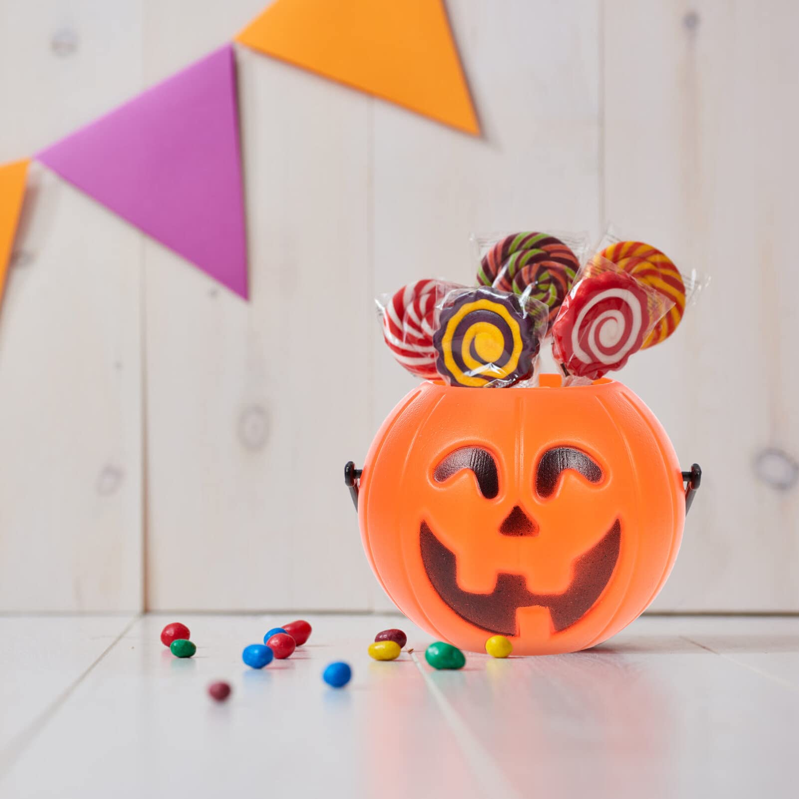20 Mini Pumpkin Bucket, Mini Pumpkin Bucket For Halloween Masquerade Decoration
