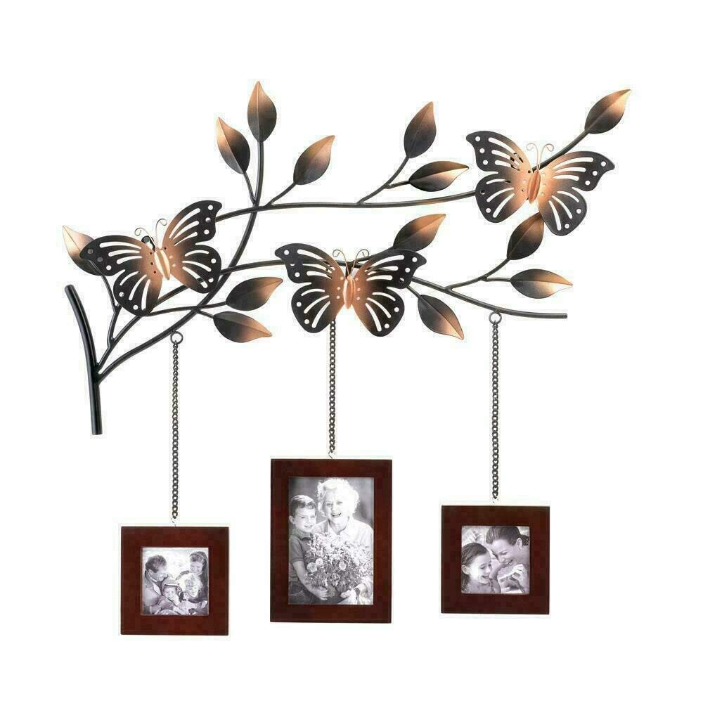 Accent Plus Butterfly Frames Wall D  cor 22.5x1.5x23