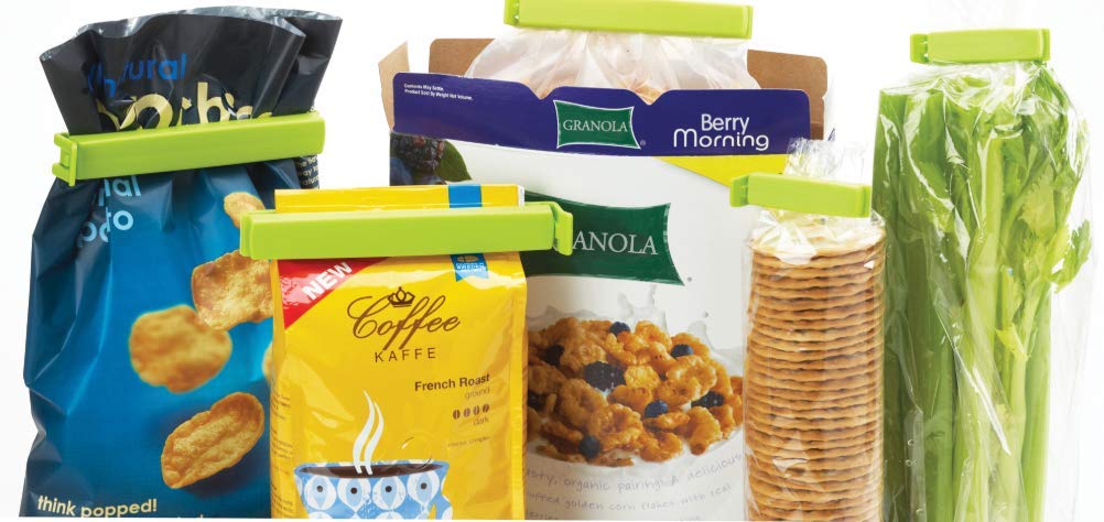 Linden Sweden Twixit! Bag Clips - Set Of 20 - Keep Food Fresh, Prevent Spillage - Great For Storage And Organization - Microwave