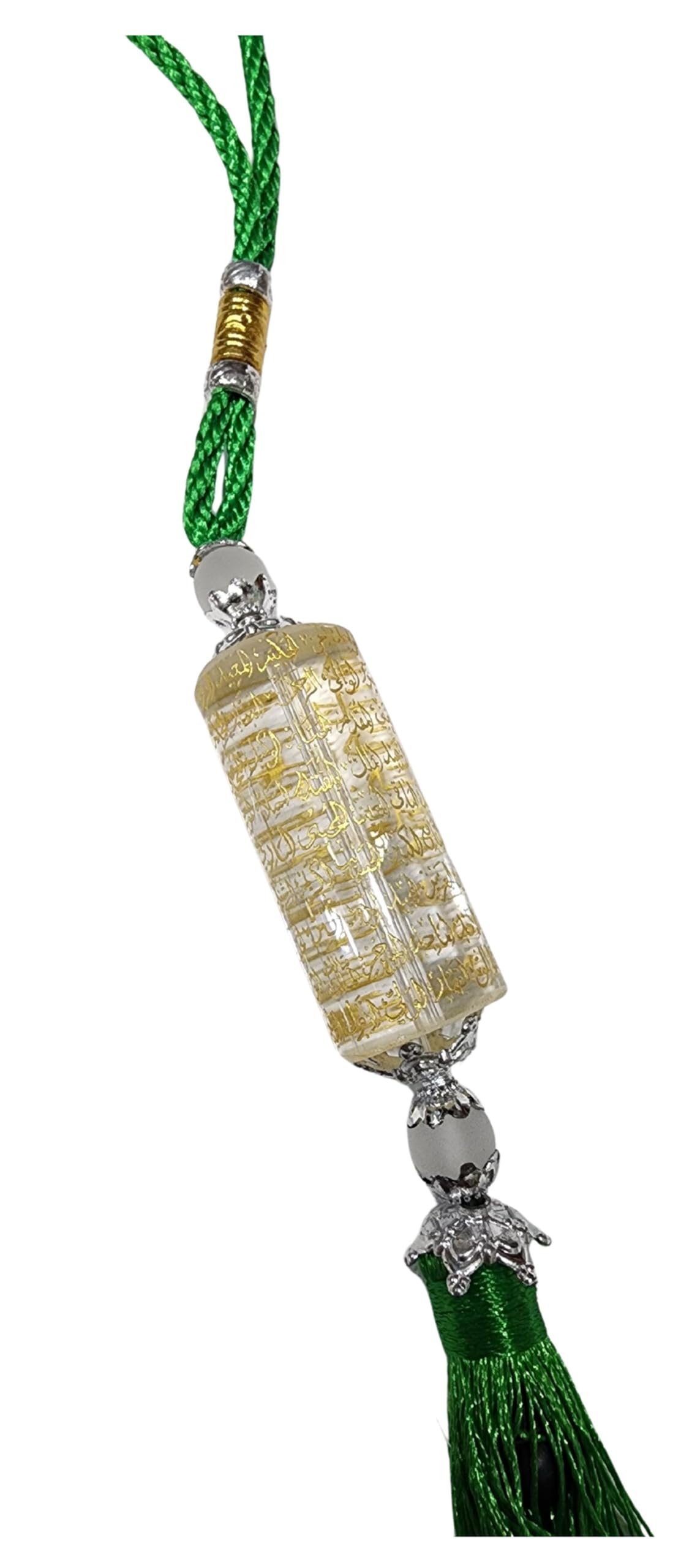 Islamic Hanging Ornament Amn005 Muslim House Room Door Entry Car Rear Mirror Decoration (Green_02)