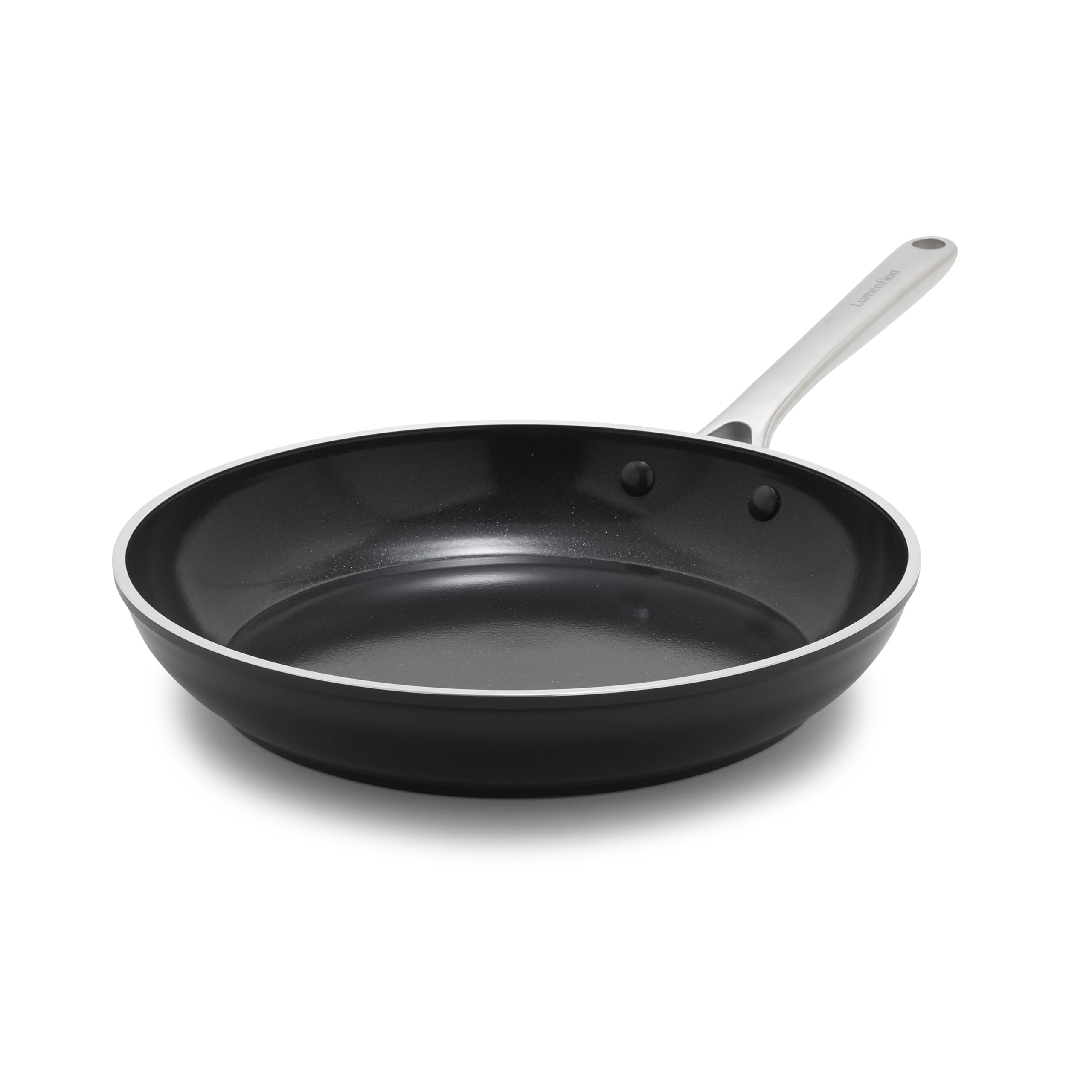 Lumenflon Orfeo 11 Nonstick Frying Pan, Made In Italy, Diamond Ceramic Pfas-Free Cookware, Induction Ready, Scratch Resistant, L