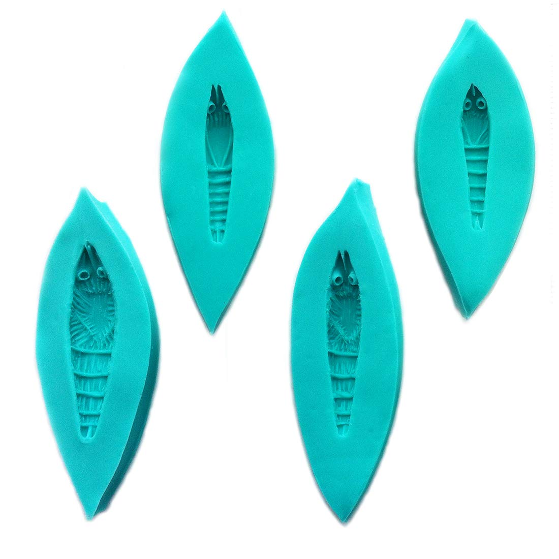 Butterfly Body Silicone Molds (Set Of 4 Types) By Wsa