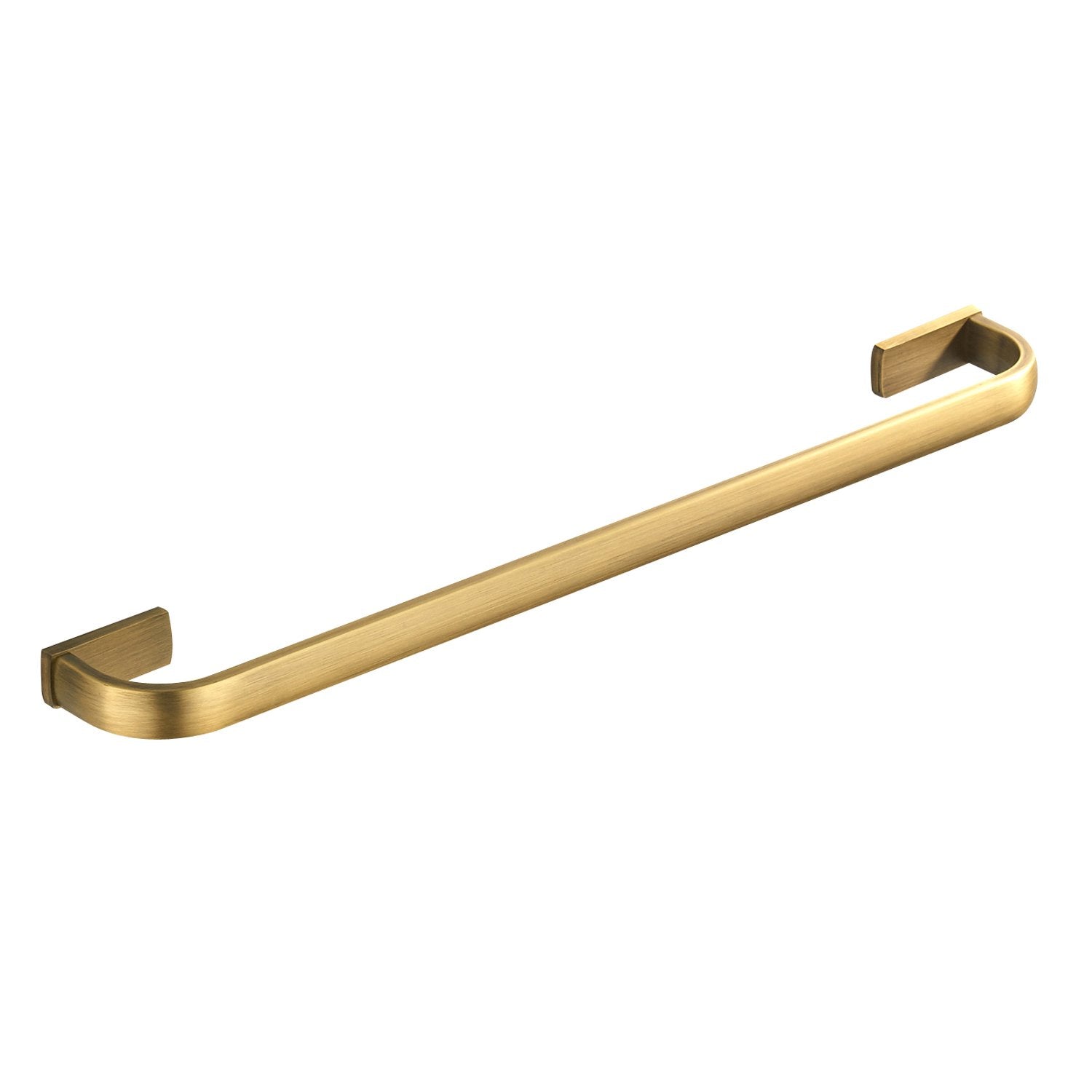 Flybath Towel Rail Bar Single Layer Brass Antique Holder Wall Mounted 57 Cm / 22.44 Inches, Brushed Bronze