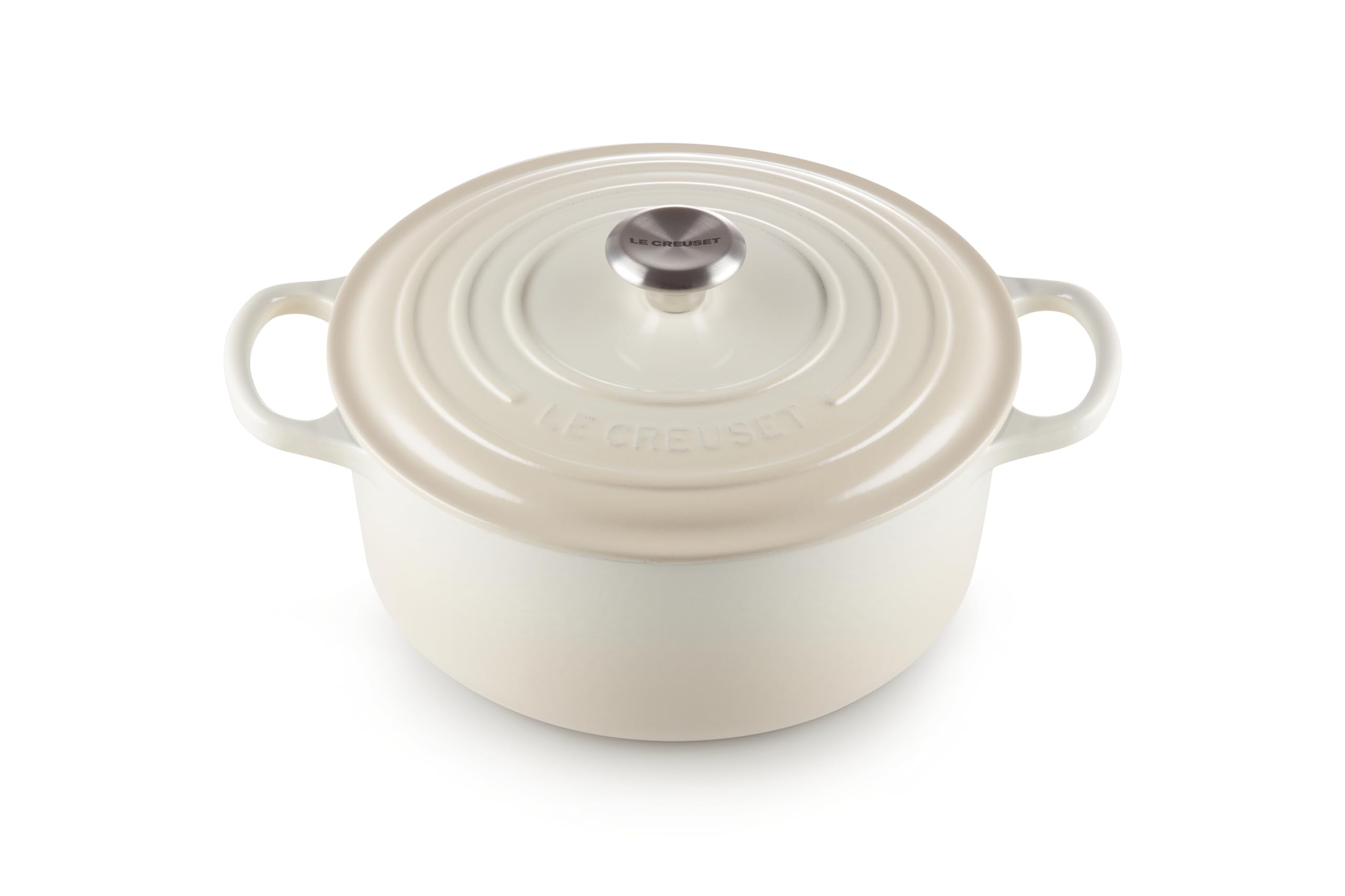 Le Creuset Enameled Cast Iron Signature Round Dutch Oven, 5.5 Qt., Meringue