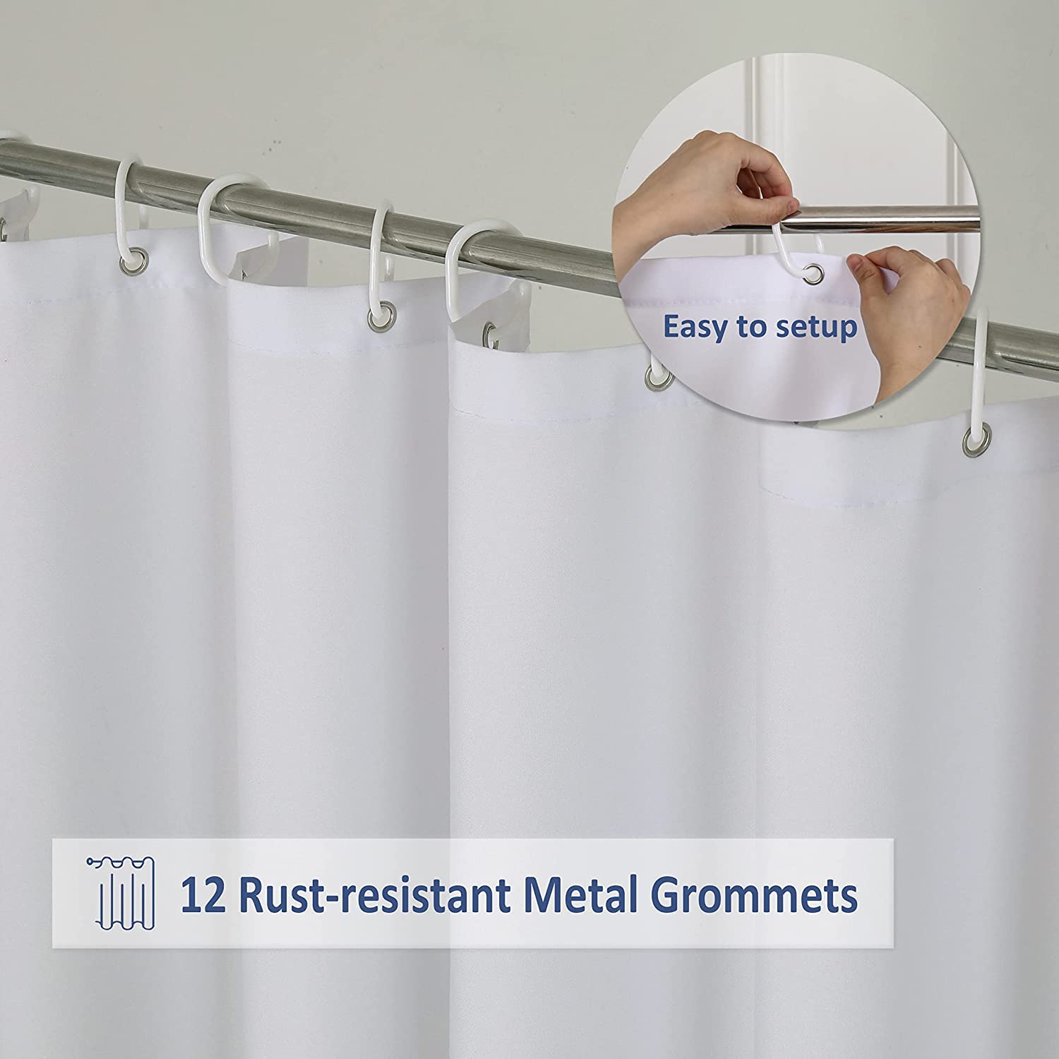 Christmas Elk Shower Curtain, Merry Christmas Reindeer Shower Curtains For Bathroom, Winter Farmhouse Bathroom Home Decor, Cute