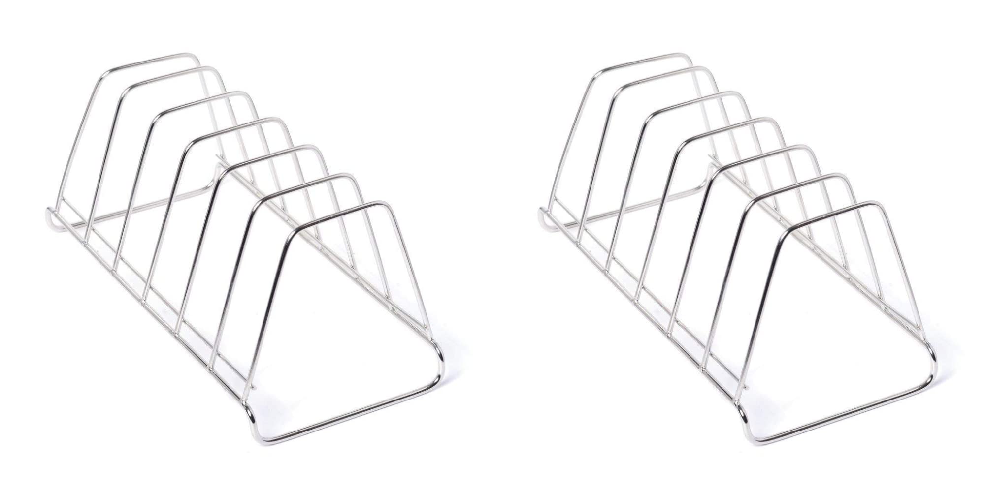 Namani Stainless Steel Plate Rack/Stand  6 Sections Dish/Lid Holder Utensil Rack For Cabinet  AntiRust Floor Mount, Tiered Sh