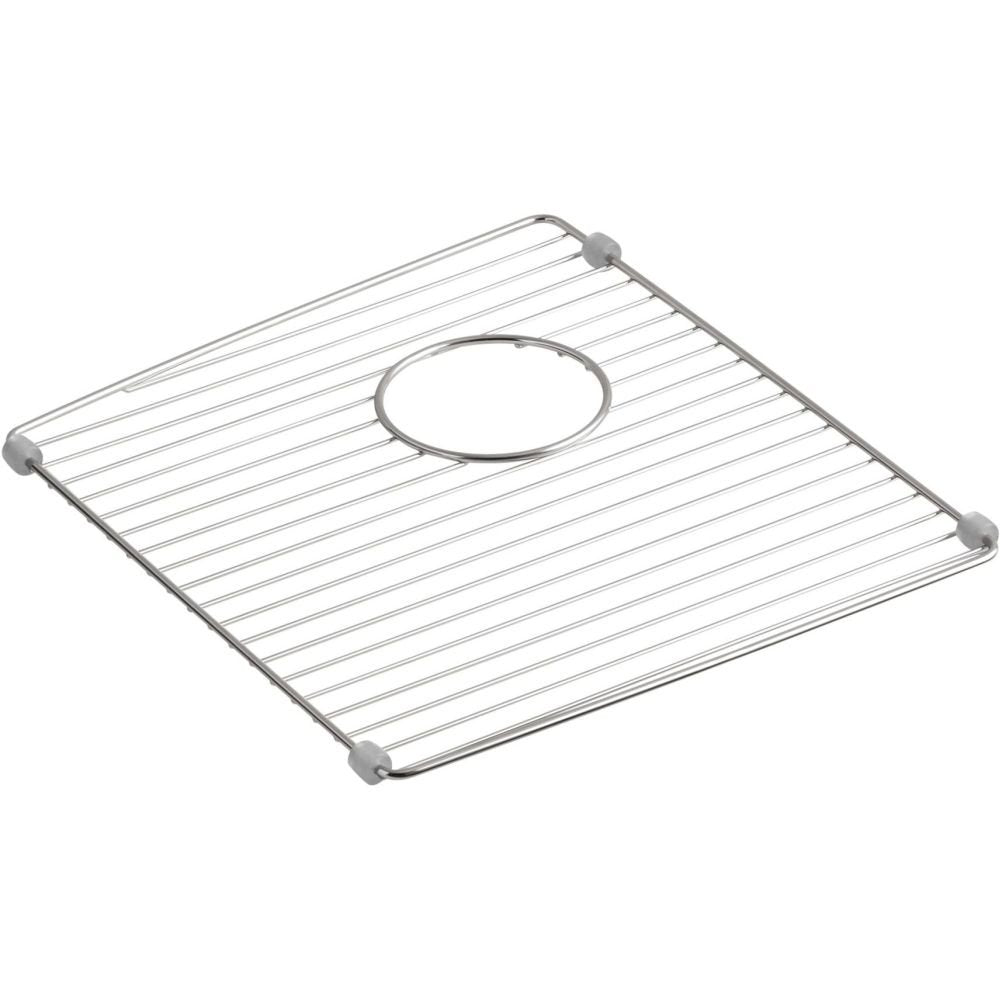 Kohler Brookfield Right-Hand Sink Rack, Stainless Steel, L 12-7/8'', H 5/8'', W 14-7/8''