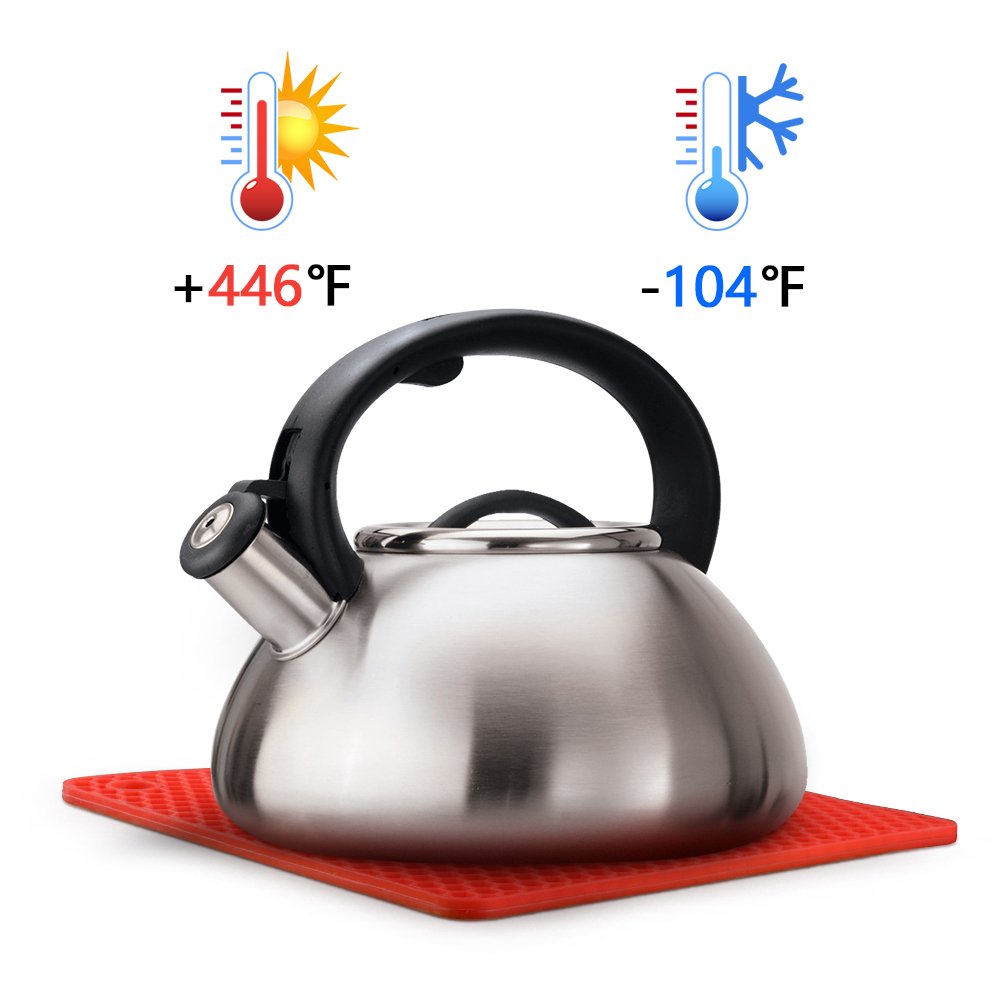 Caketime Silicone Trivet Mats - Hot Pads Spoon Rest, Multipurpose Trivet For Hot Dishers Heat Resistant Food Grade Silicone Set