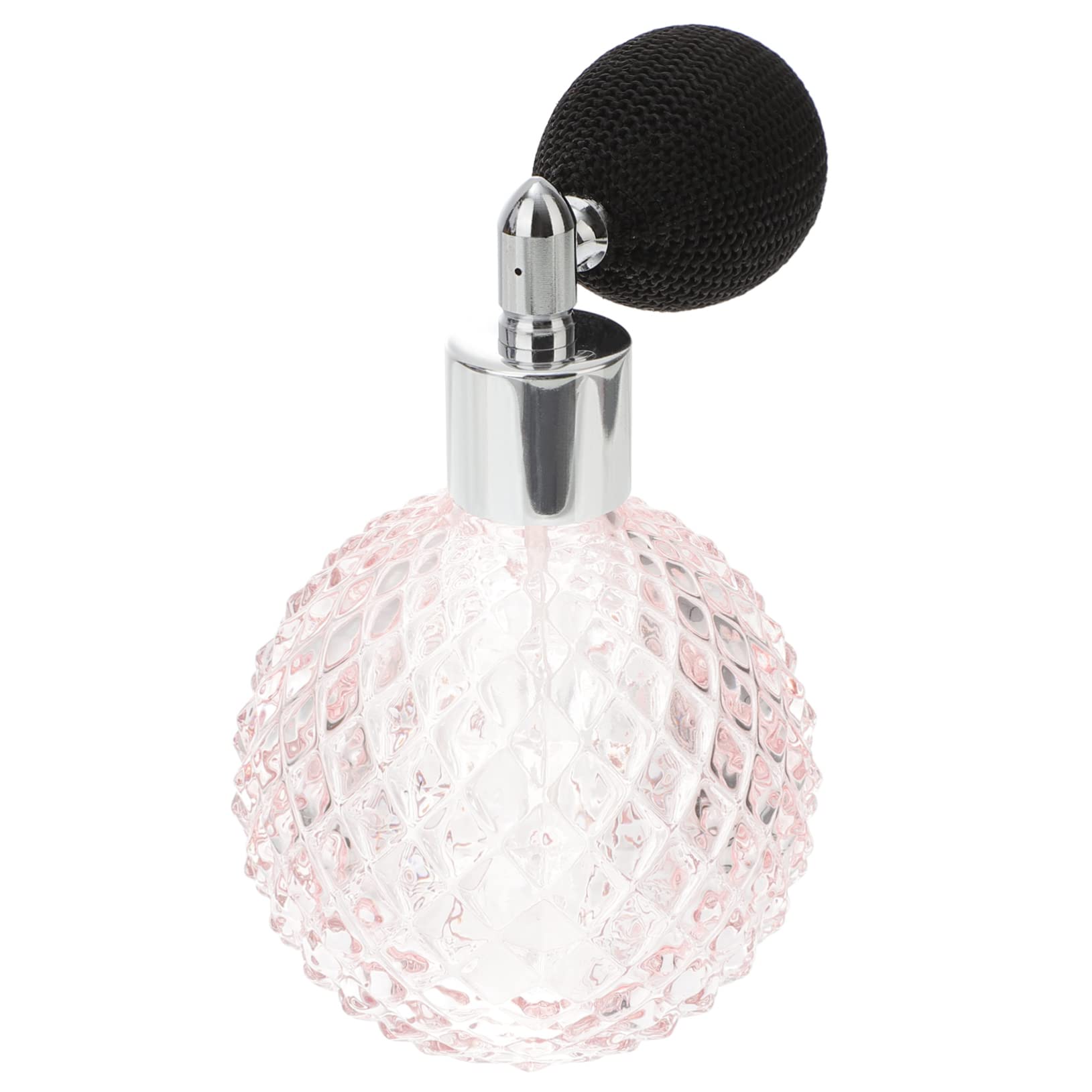 SAFIGLE Vintage Perfume Bottle Refillable Glass Spray Atomizer Empty Perfume Bottle with Spray Head 3.93 X 2.36 X 2.36 in for Tr