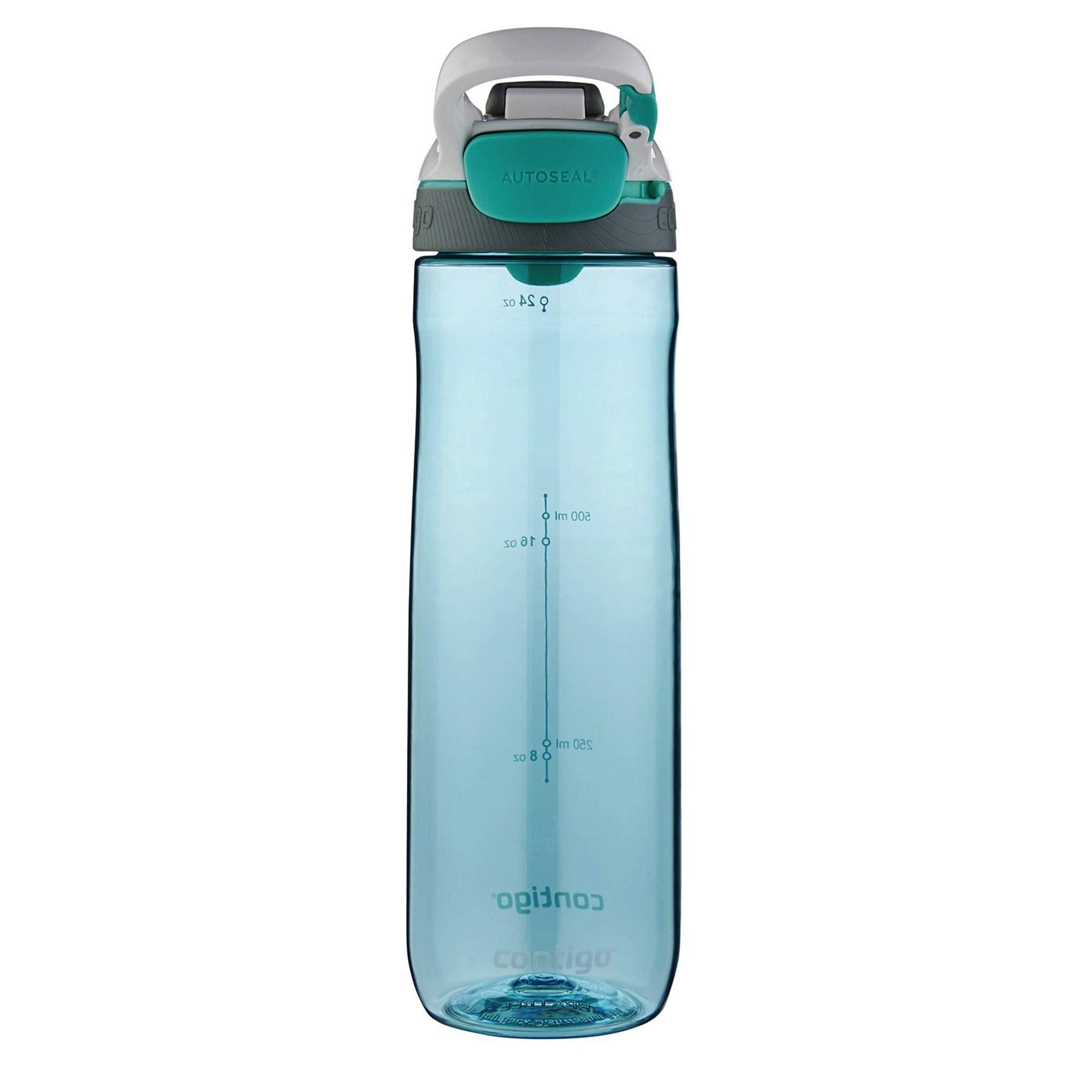 Contigo Autoseal Cortland Water Bottle, 24 Oz, Greyed Jade