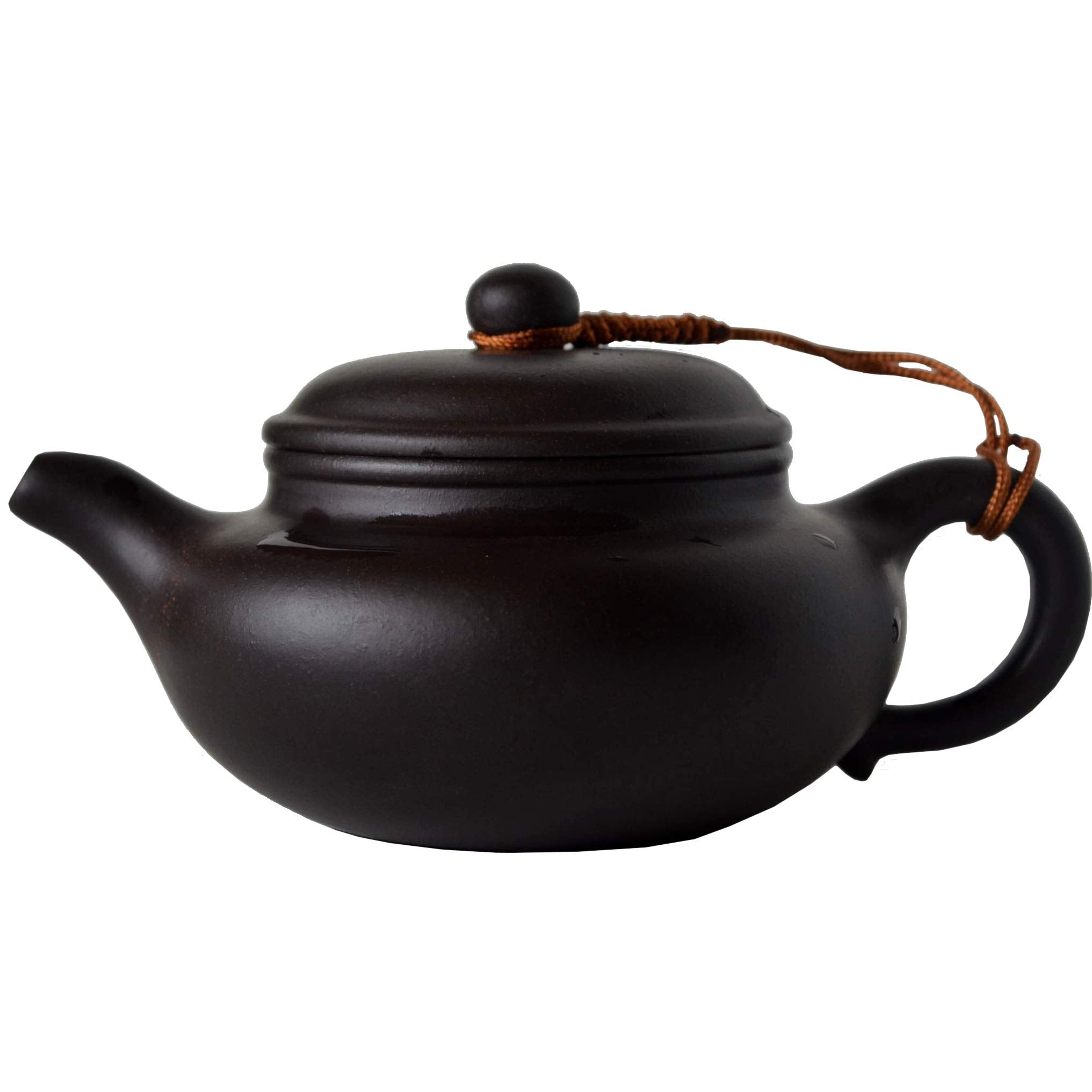 Yxhupot Teapot 8.6oz Chinese Gongfu Tea Genuine Black Clay Zisha Classics Pot Infusers Tea