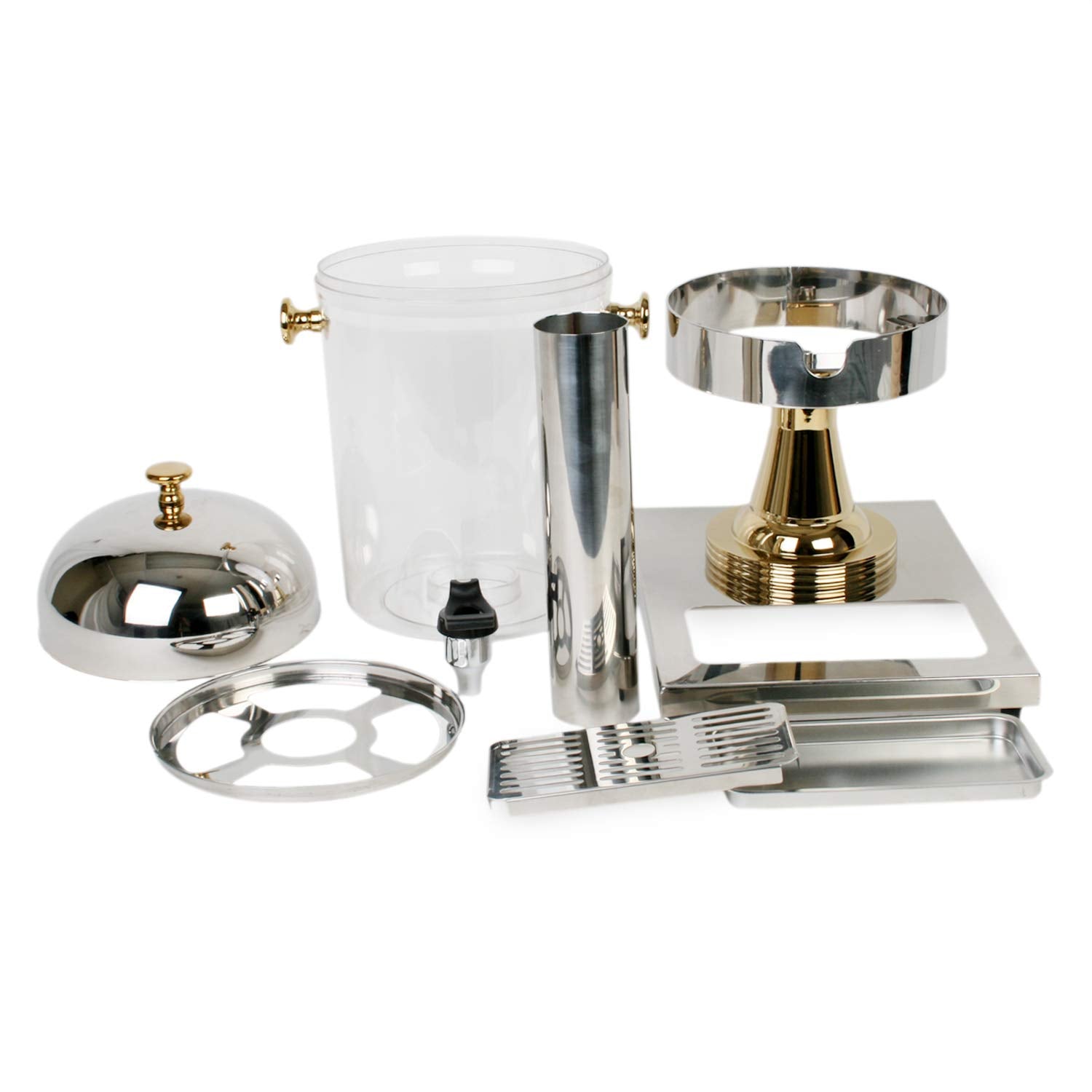 Thunder Group Slrcf0031Gh Juice Dispenser, 2.2 Gallon, Single, Ice Core Center, Easy Pour Lever, Drip Tray, Lift-Off Lid With Go