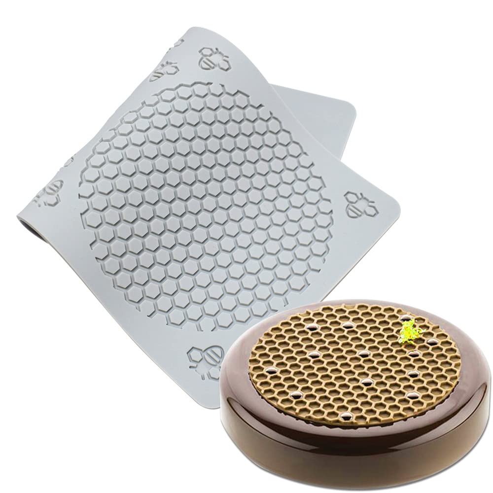 Honeycomb Bees Silicone Fondant Cake Mold For Kitchen Cake Cupcake Decorating Beehive Silicone Baking Molds Chocolate Candy Mold