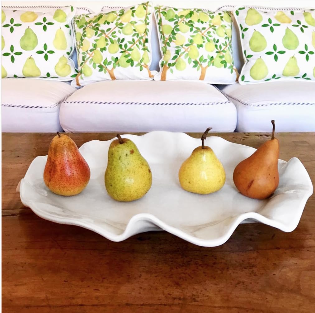 Beatriz Ball Havana Oval Platter, White