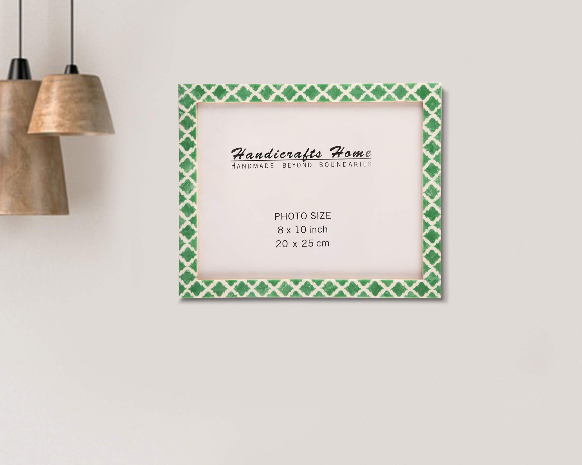 Handicrafts Home 8x10 Picture Frames Pack of 2 - Casablanca Collection Handcrafted Photo Frames, Perfect for Wall & Tabletop Dis